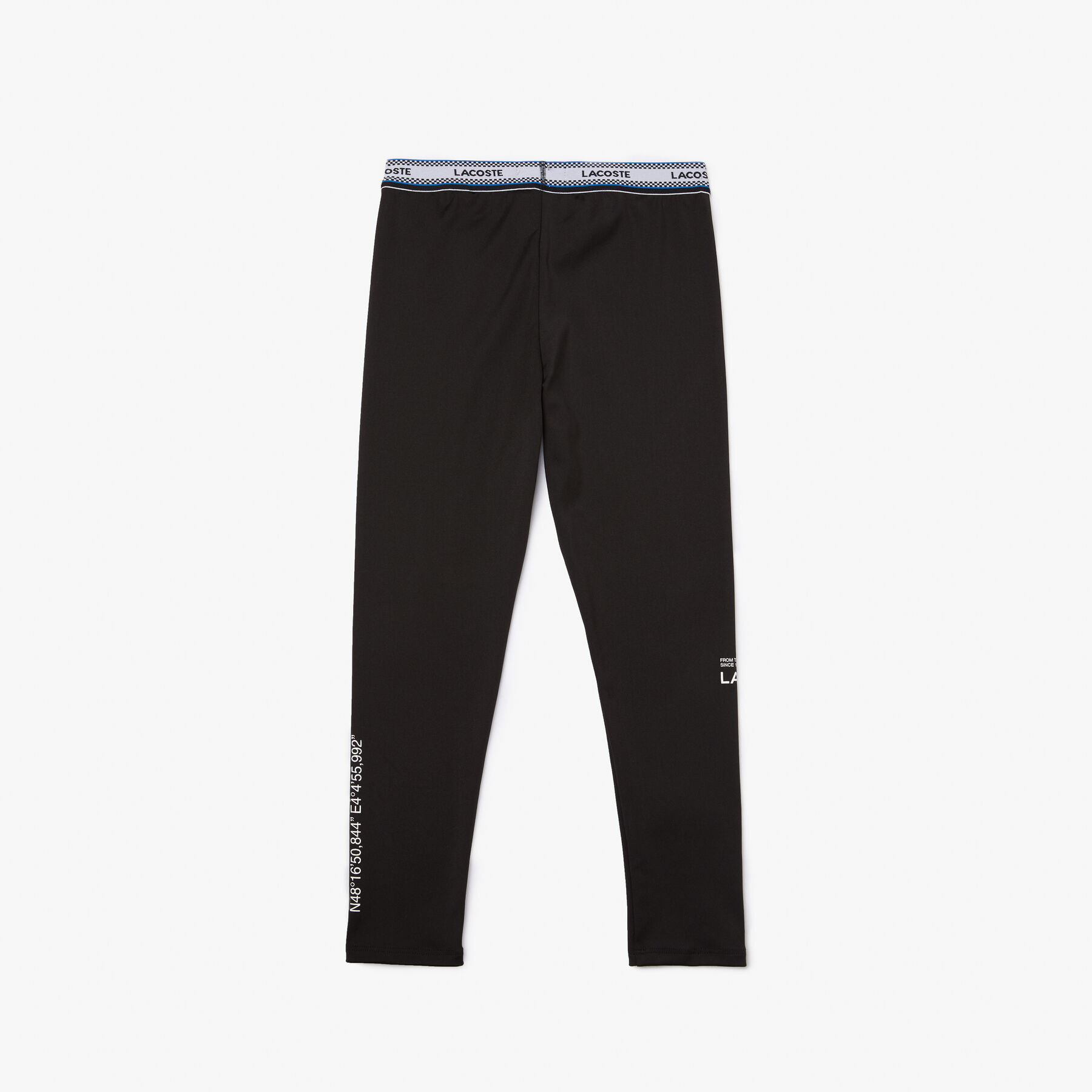 Girls' Lacoste Printed Waist Leggings girls lacoste printed waist leggings