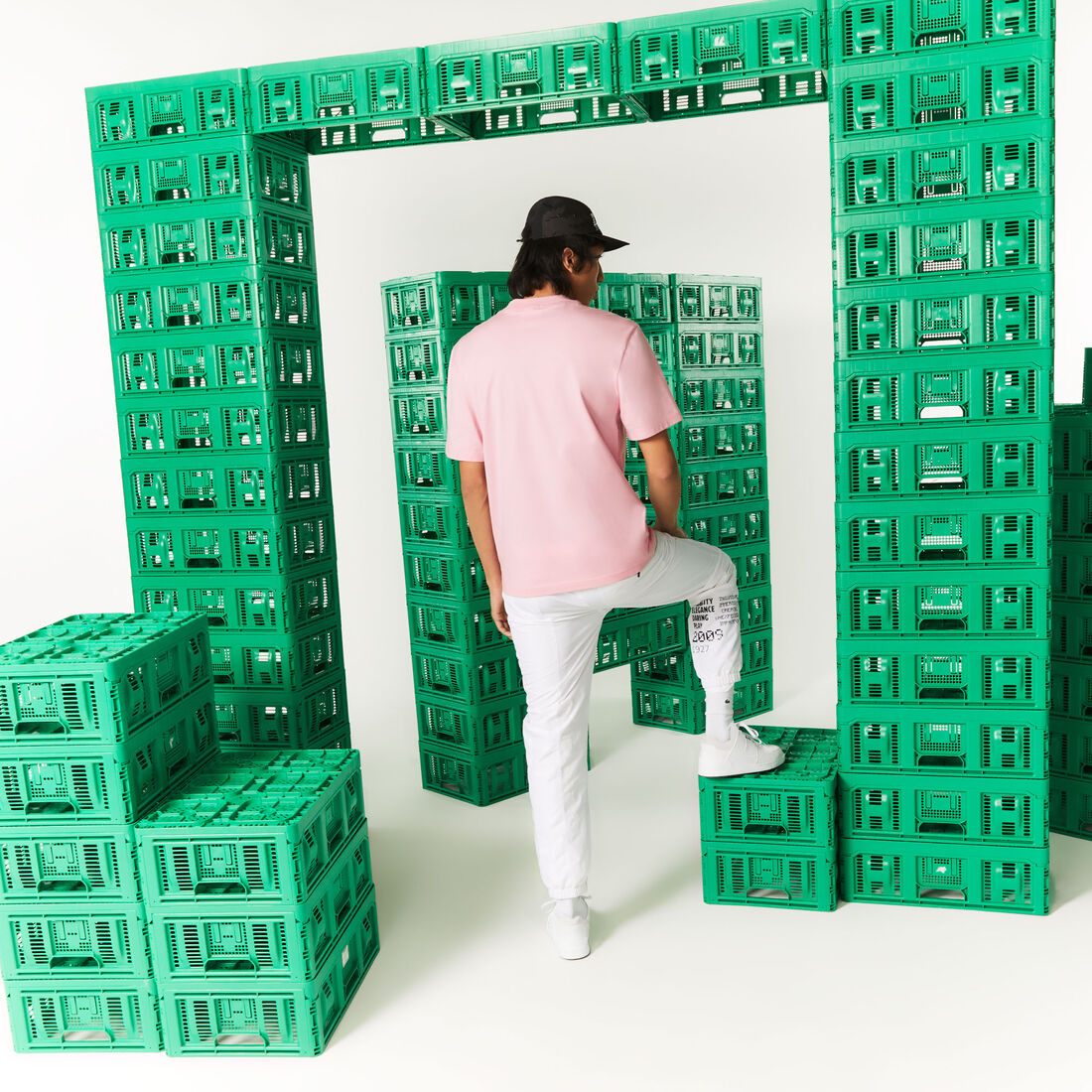 Unisex Lacoste x Minecraft Print Organic Cotton T-Shirt Unisex Lacoste x Minecraft Print Organic Cotton T-Shirt