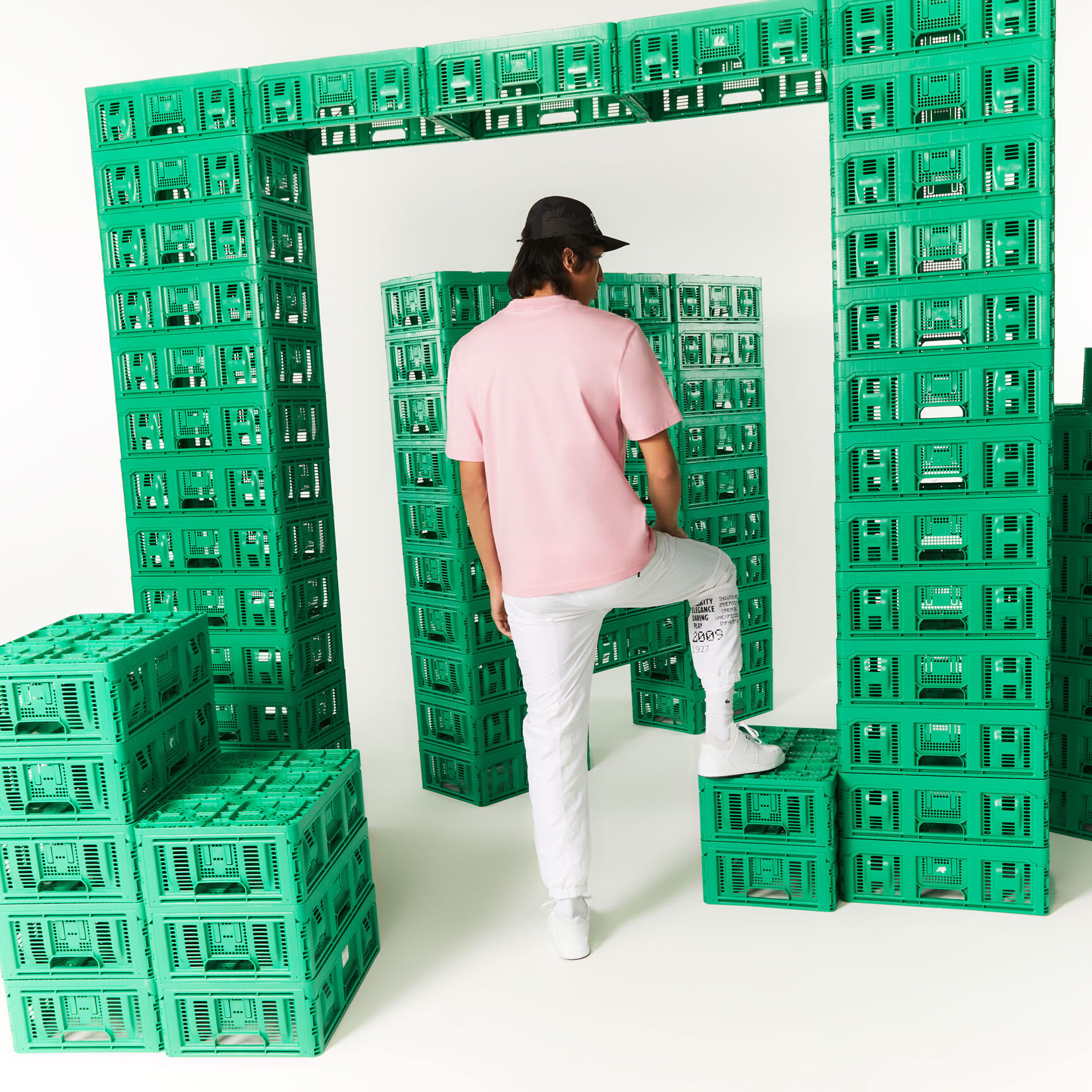 Unisex Lacoste x Minecraft Print Organic Cotton T-Shirt Unisex Lacoste x Minecraft Print Organic Cotton T-Shirt