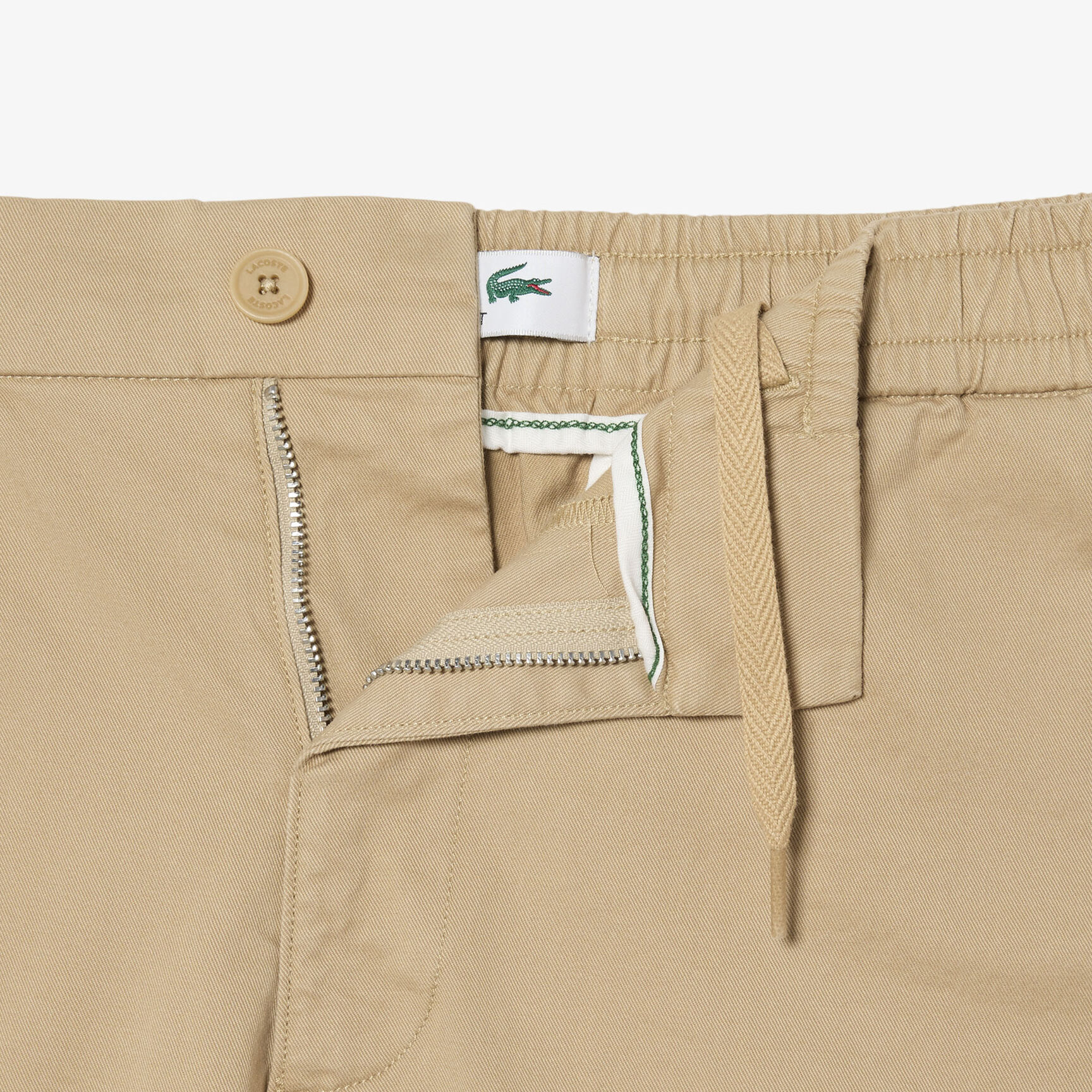 Regular Fit Stretch Cotton Shorts