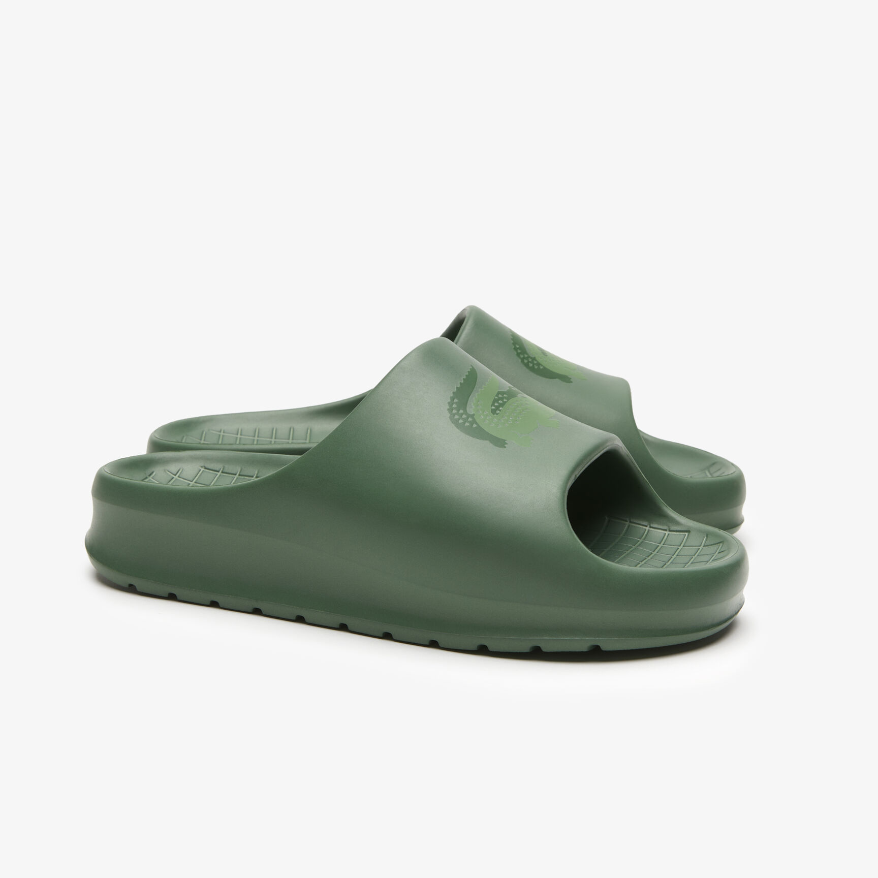 Women's Lacoste Croco 2.0 Evo Synthetic Slides Women's Lacoste Croco 2.0 Evo Synthetic Slides