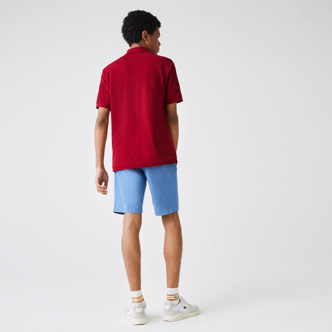 Men's Slim Fit Stretch Gabardine Bermuda Shorts Men's Slim Fit Stretch Gabardine Bermuda Shorts