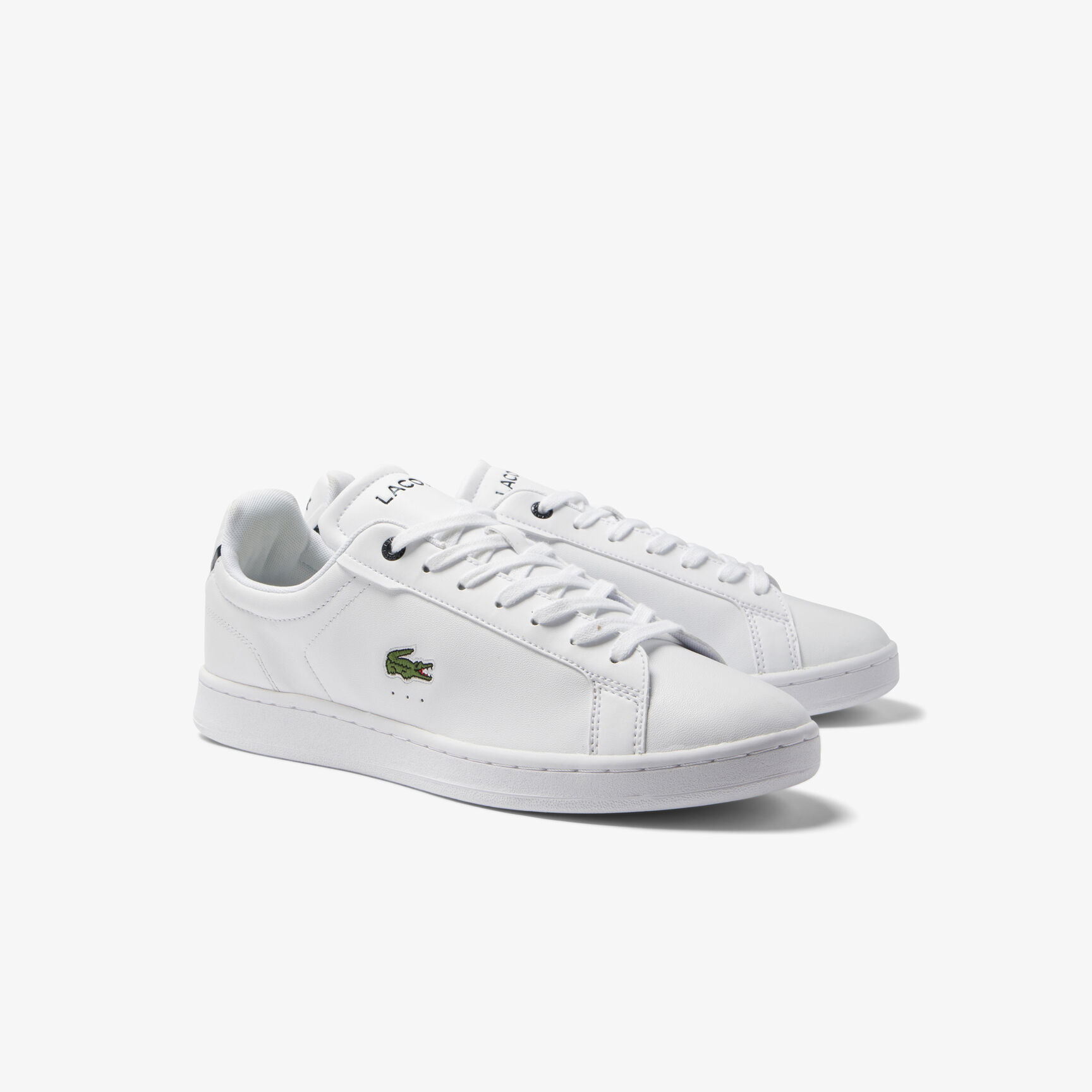 Men's Lacoste Carnaby Pro BL Leather Tonal Trainers Men's Lacoste Carnaby Pro BL Leather Tonal Trainers