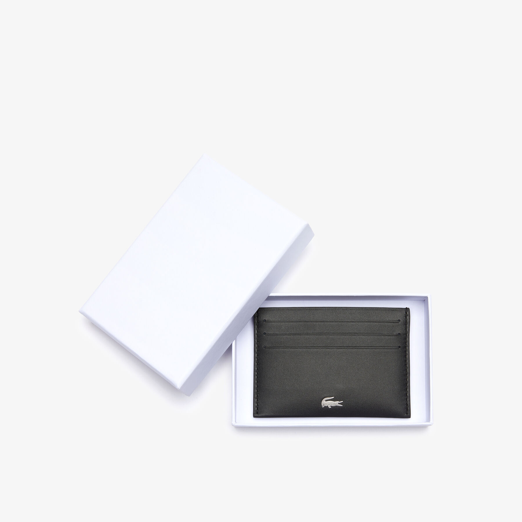 lacoste fg leather card holder