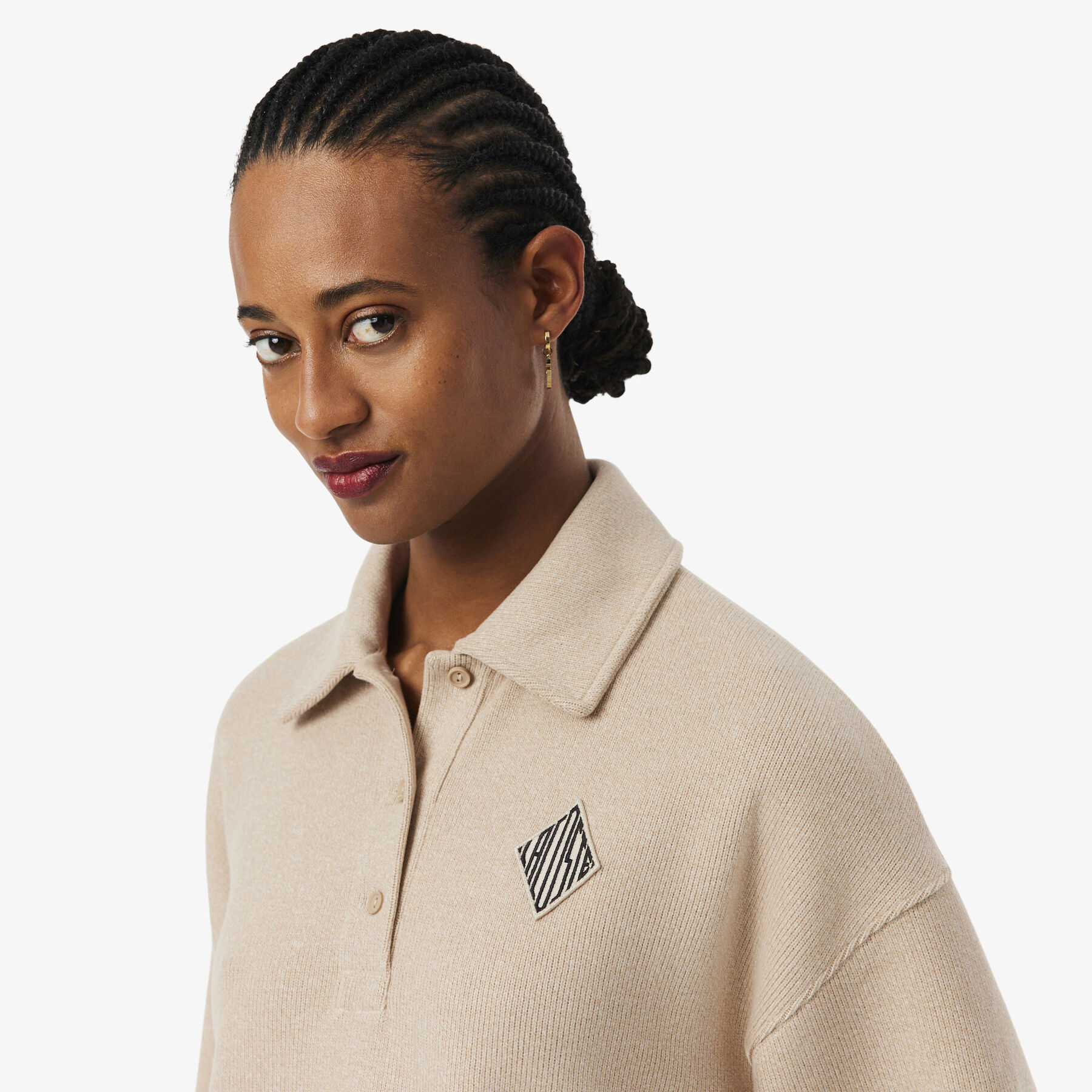 Oversized Ribbed Polo Sweatshirt lacoste oversized ribbed polo sweatshirt