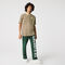 unisex lacoste live loose fit crew neck striped cotton t shirt