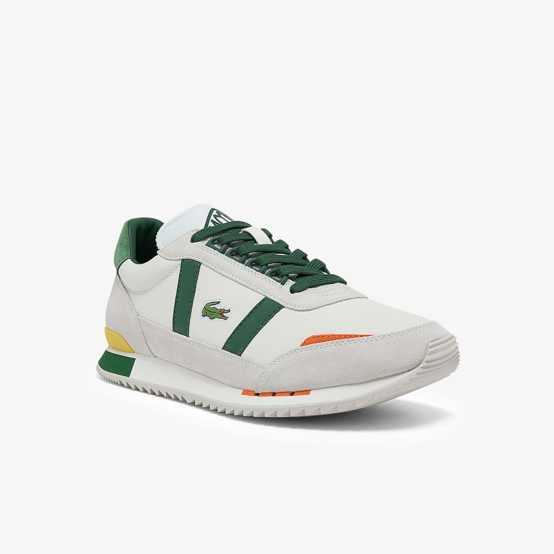 Men's Partner Retro Leather and Suede Sneakers