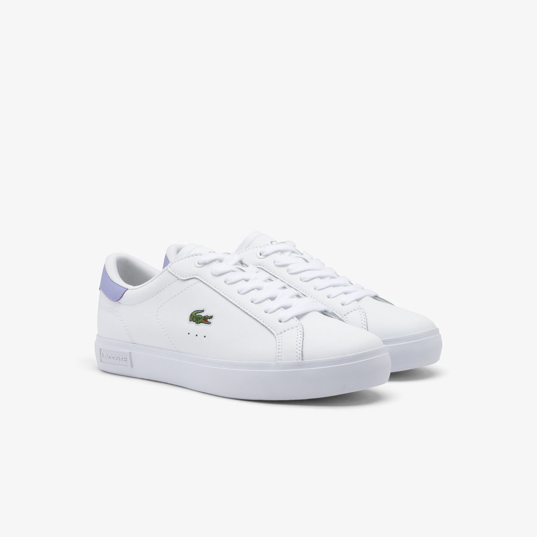 Women's Powercourt Leather Sneakers lacoste women s powercourt leather sneakers