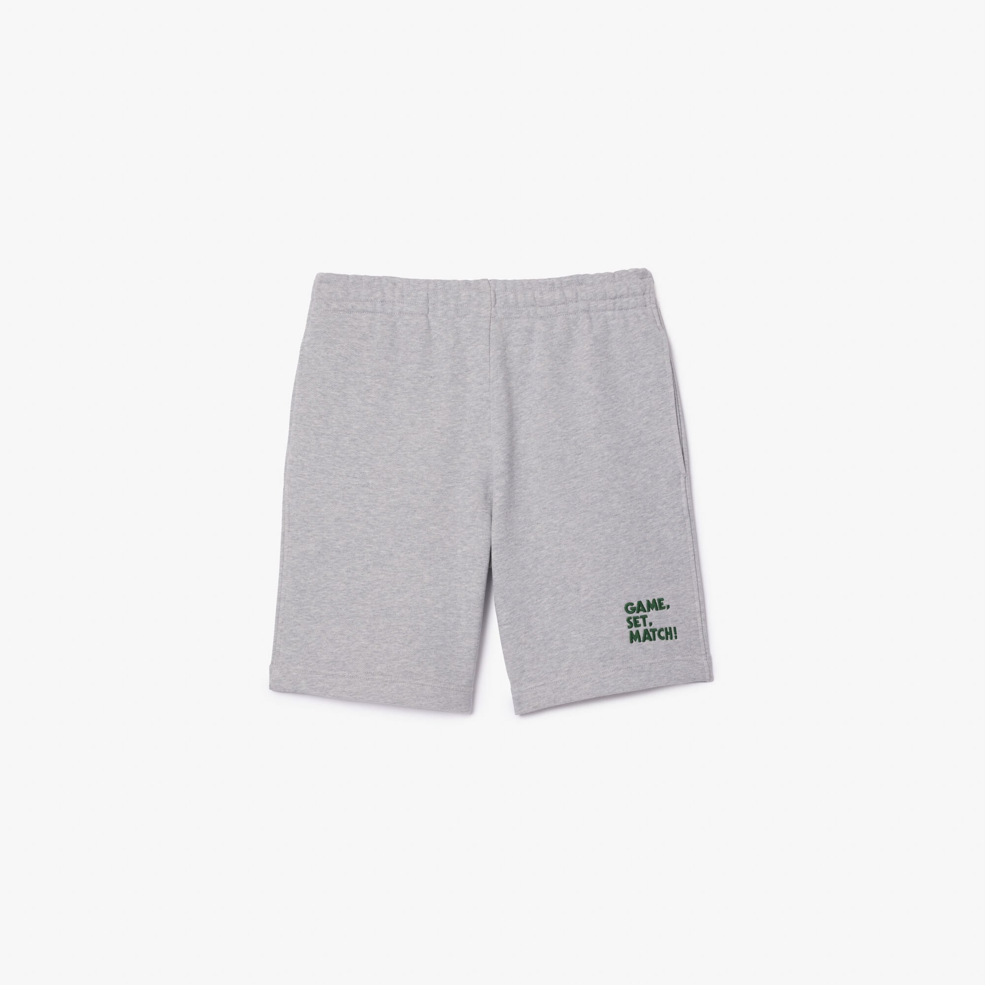 Buy Embroidered Slogan Fleece Jogger Shorts Lacoste EG