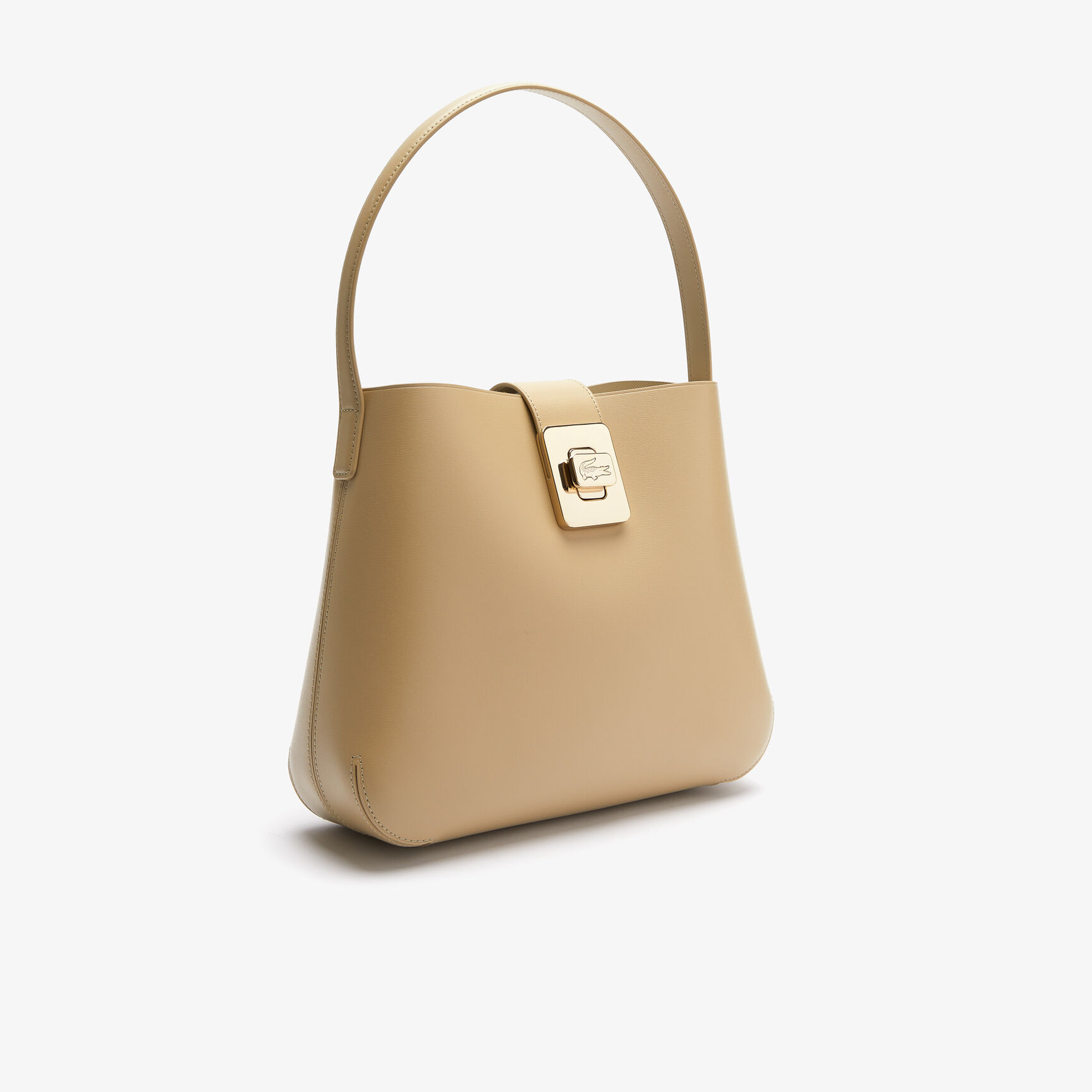 Women's Amelia Metal Clasp Leather Hobo Bag