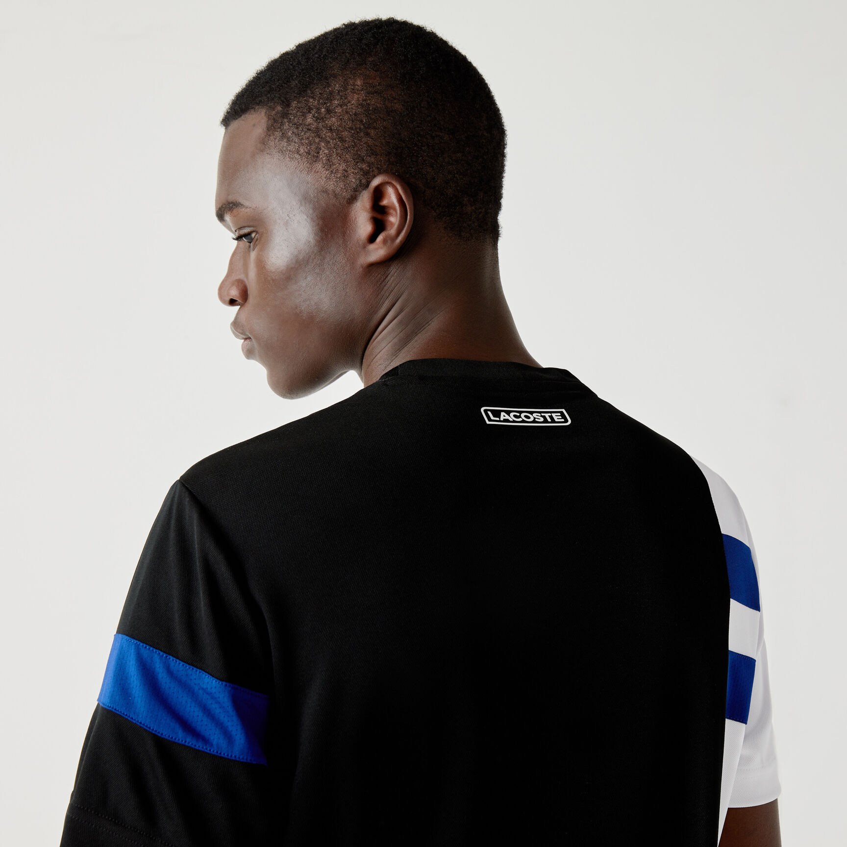 Men's Lacoste SPORT Colourblock Breathable Piqu&eacute; Tennis T-shirt