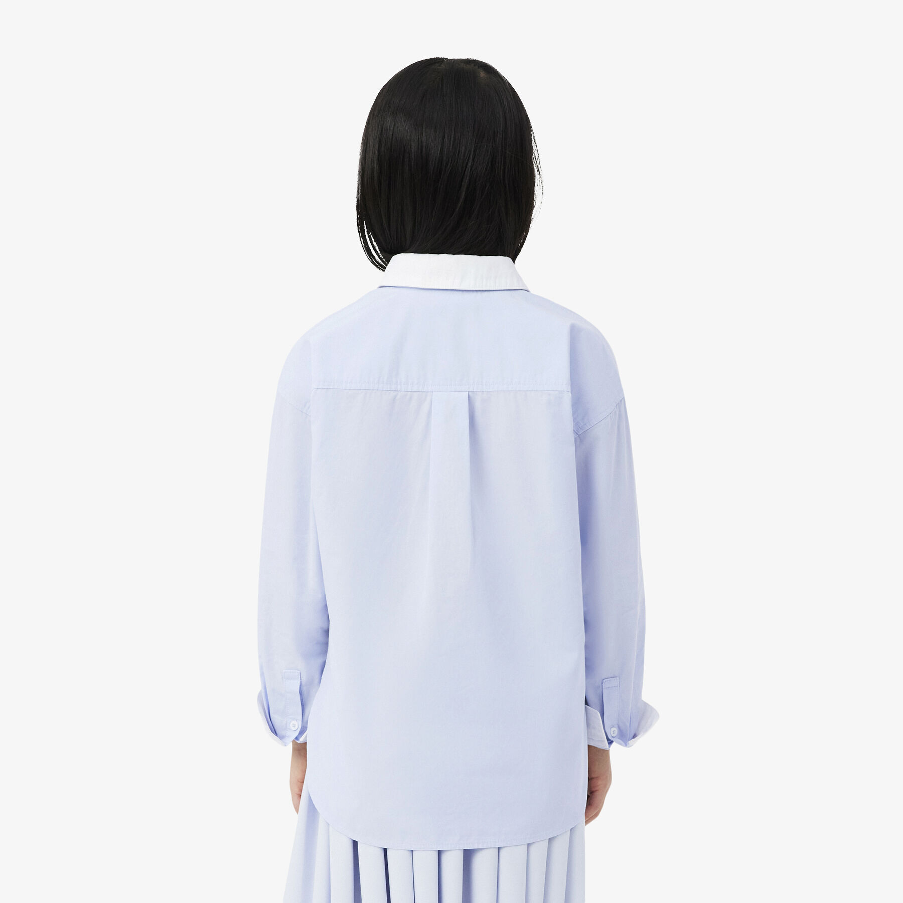 Embroidered Badge Poplin Shirt