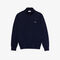 Zipped High Neck Cotton Sweater Zipped High Neck Cotton Sweater