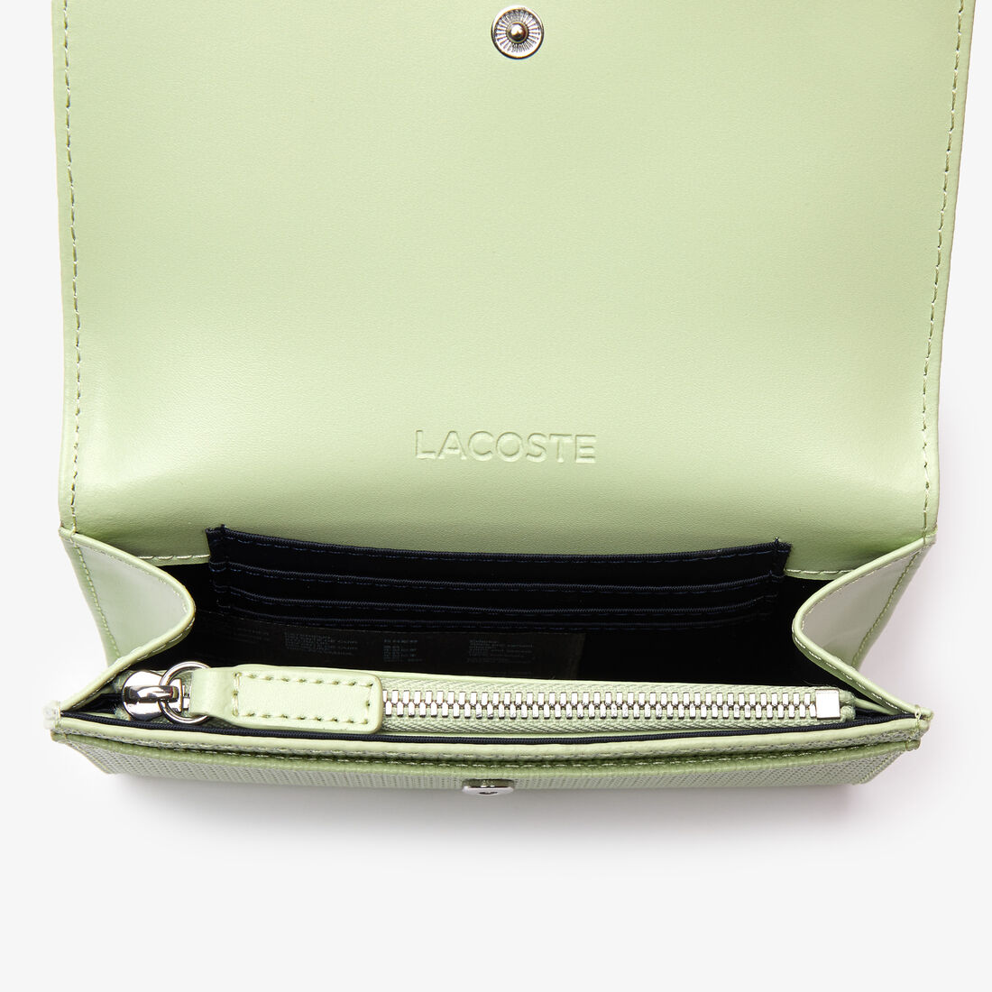 محفظة بقلاب وكبسون من جلد البيكيه غير اللامع مجموعة Chantaco للنساء محفظة بقلاب وكبسون من جلد البيكيه غير اللامع مجموعة Chantaco للنساء