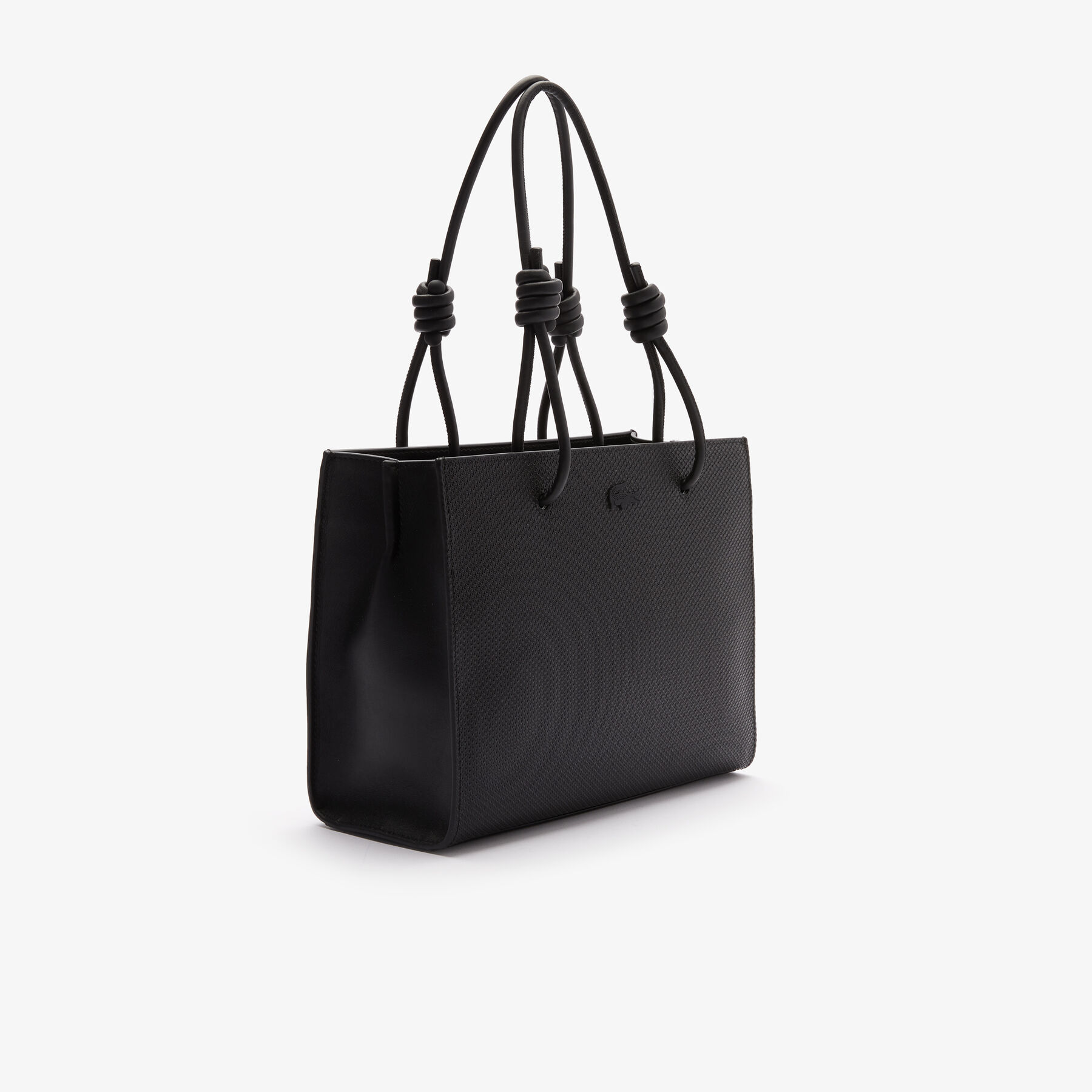 Women's Chantaco Matte Piqué Leather Shoulder Slung Handbag lacoste women s chantaco matte piqu leather shoulder slung handbag