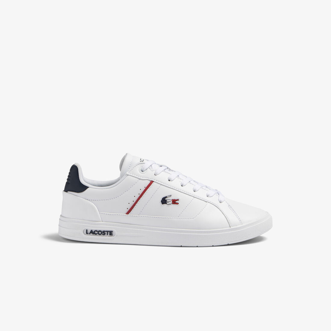 Men's Lacoste Europa Pro Leather Heel Pop Trainers