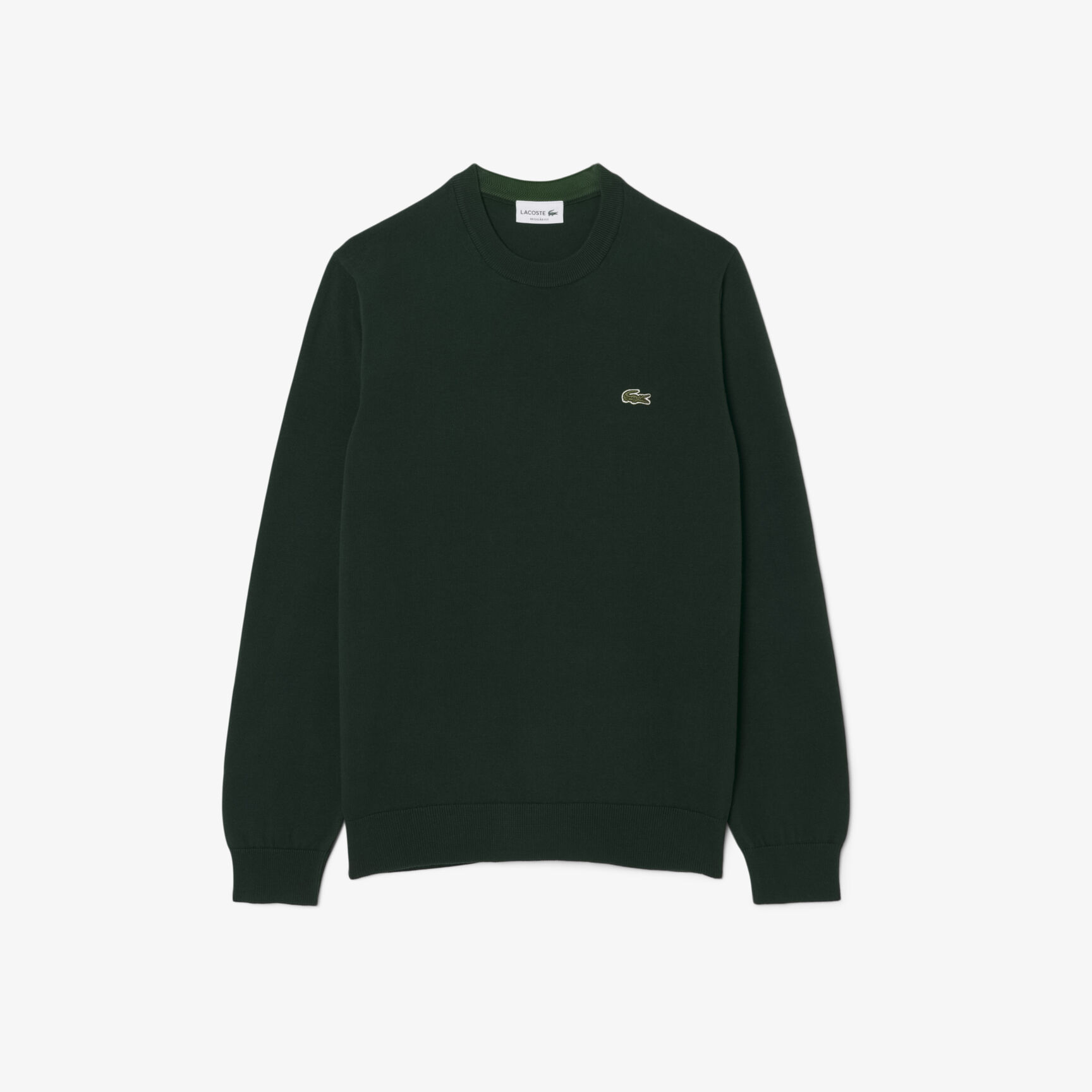 Monochrome Crew Neck Cotton Sweater 