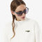 lacoste relaxed fit zipped badge sweatshirt