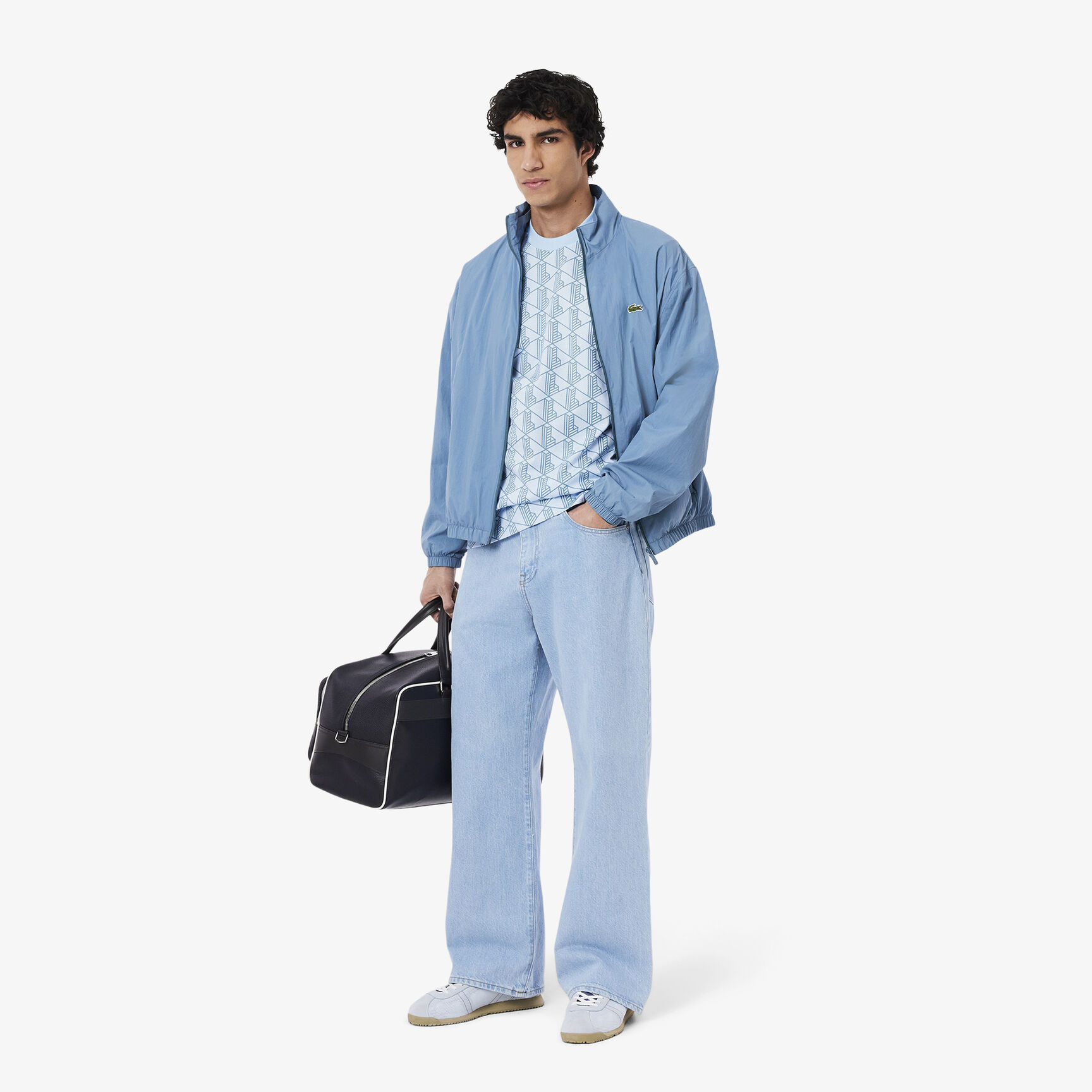 تيشيرت قطن مونوغرام