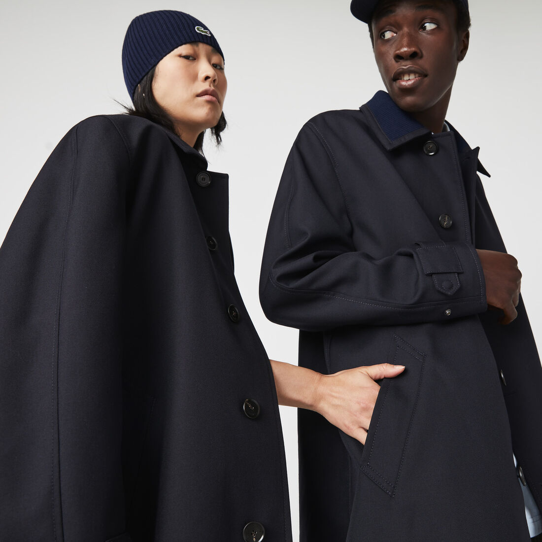 Unisex Wool Blend Straight Fit Jacket Unisex Wool Blend Straight Fit Jacket