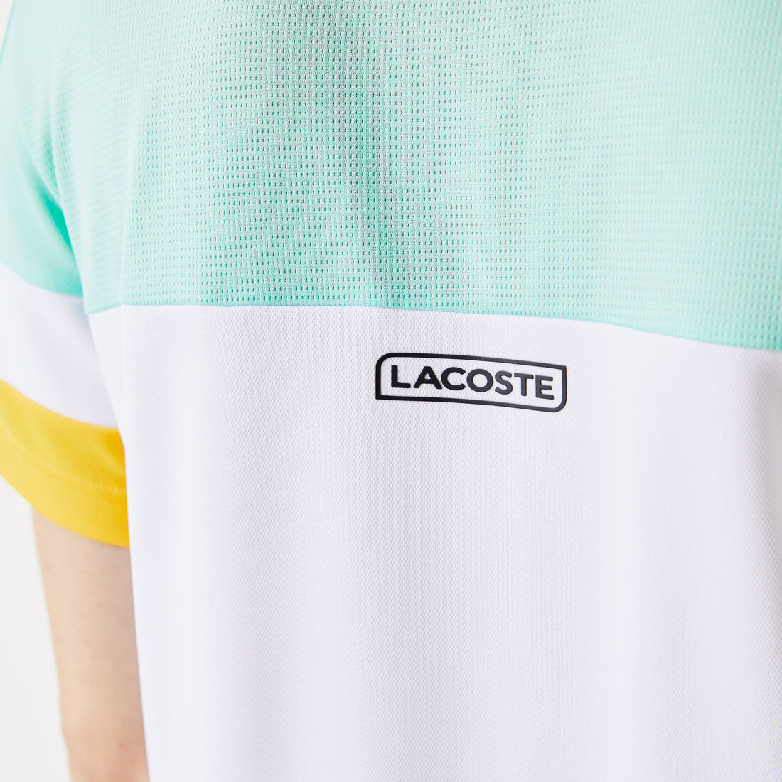 Men’s Lacoste SPORT Colorblock Breathable Resistant Regular Fit Polo Men’s Lacoste SPORT Colorblock Breathable Resistant Regular Fit Polo