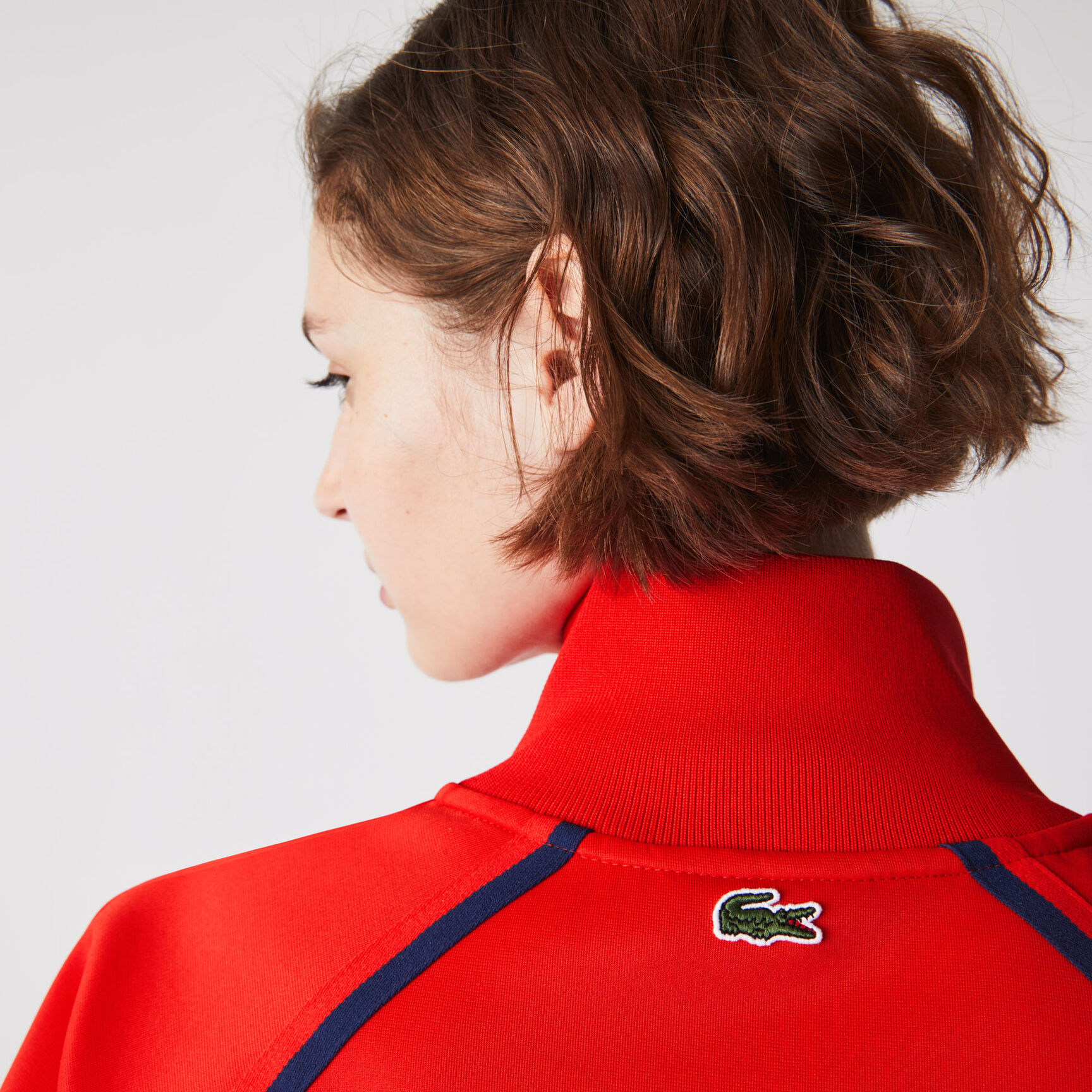 Women&rsquo;s Stand-Up Collar Vintage Style Zip Sweatshirt