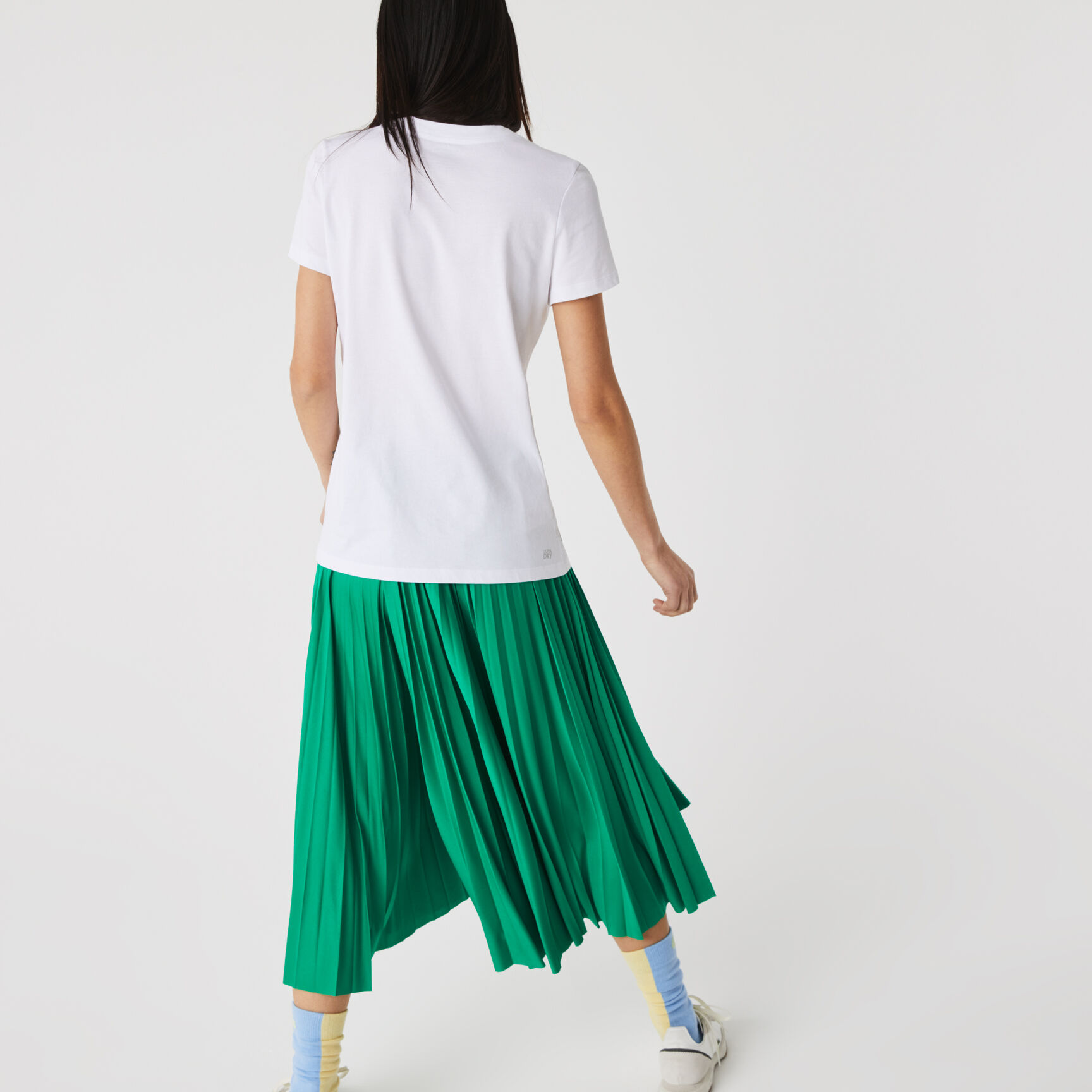 تيشيرت تنس بطبعة للنساء مجموعة Lacoste SPORT