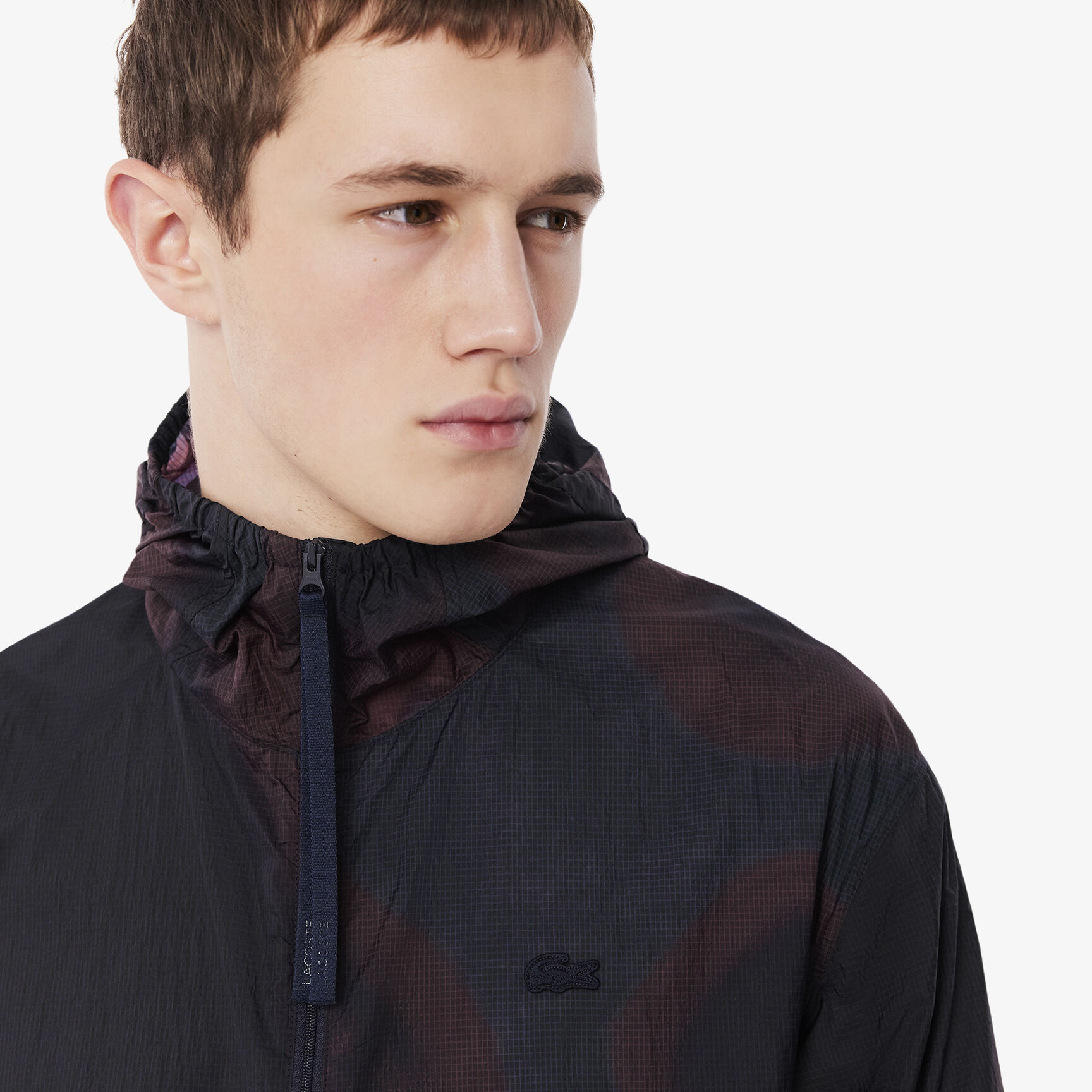 Ombre Print Ripstop Nylon Jacket