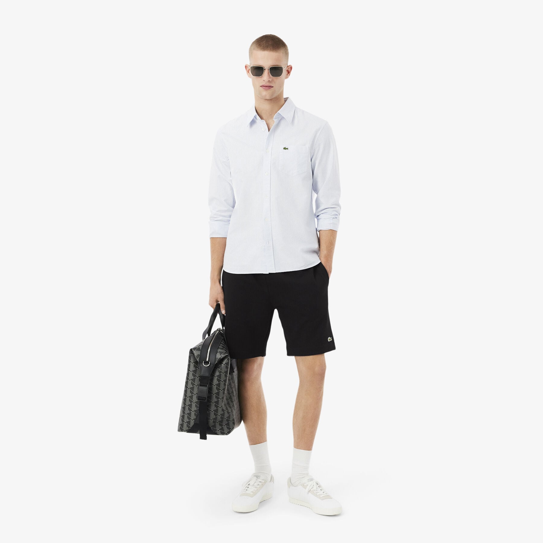 Regular Fit Fleece Shorts lacoste regular fit fleece shorts