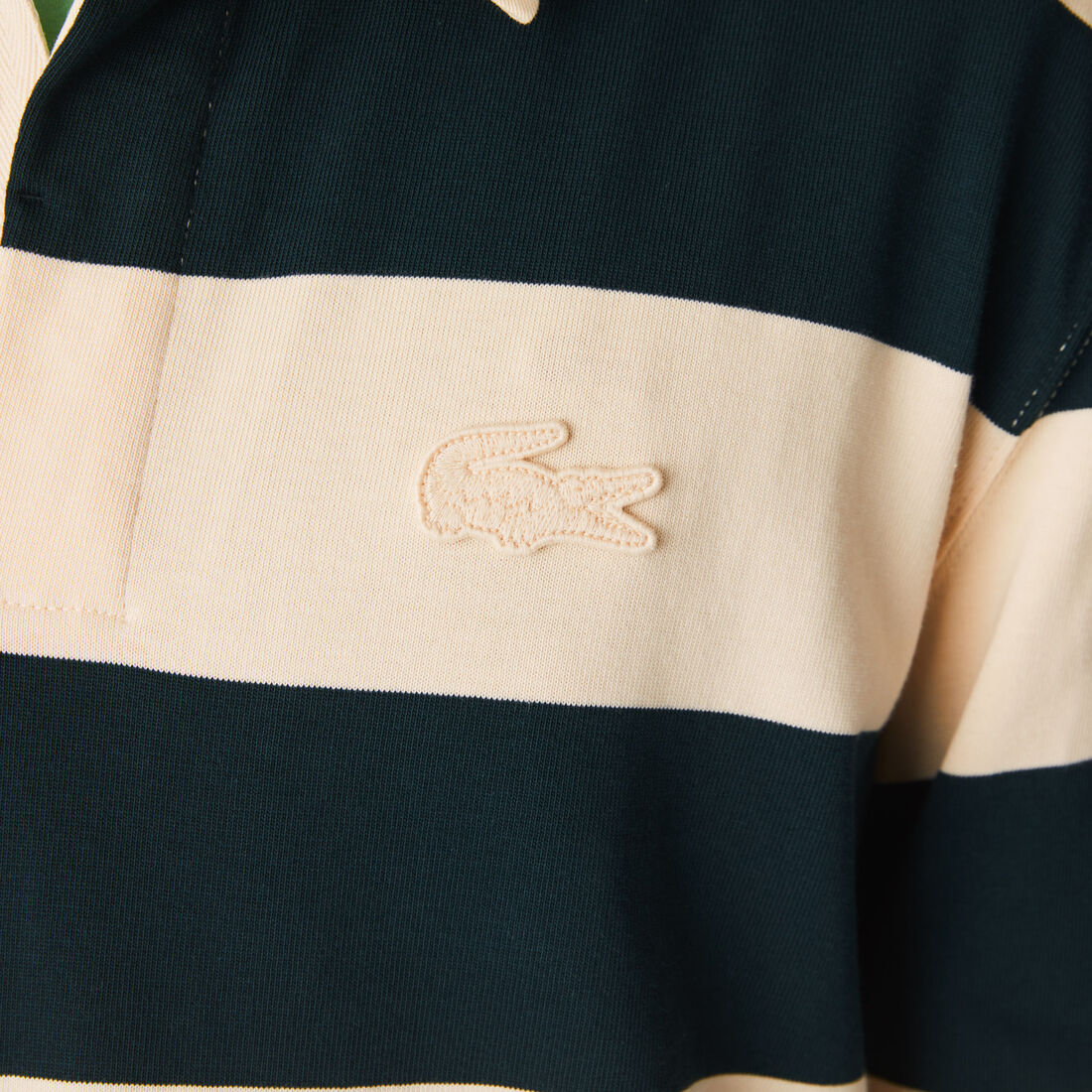 Men’s Lacoste Striped Cotton Rugby Shirt Men’s Lacoste Striped Cotton Rugby Shirt