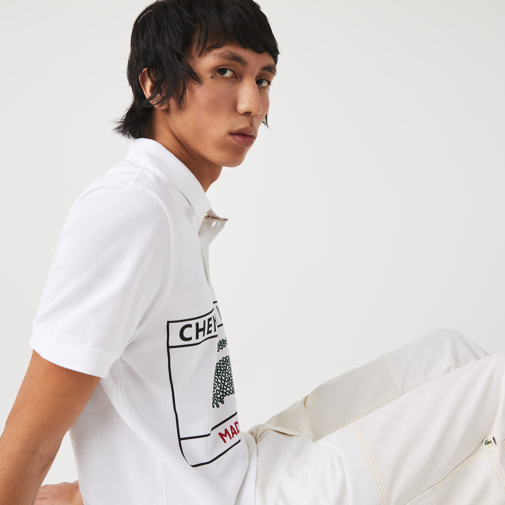 Men's Lacoste Made in France Regular Fit Organic Cotton Polo Shirt Men's Lacoste Made in France Regular Fit Organic Cotton Polo Shirt