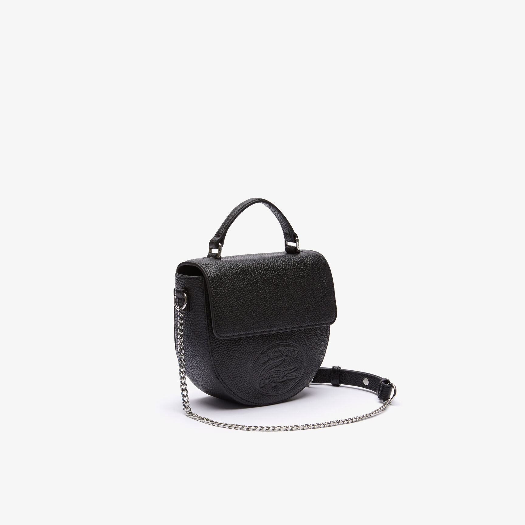 Women&rsquo;s Croco Crew Round Grained Leather Shoulder Bag