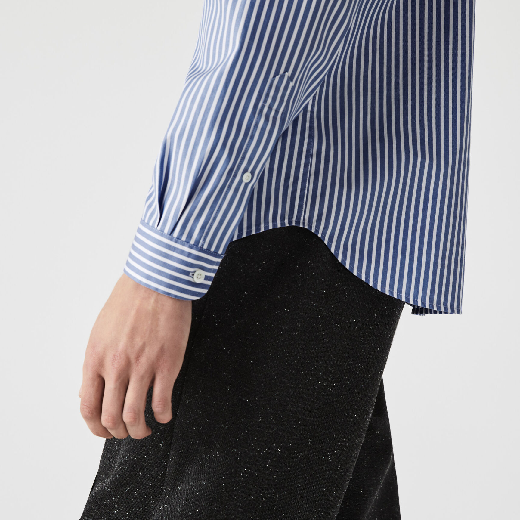 Men's Regular Fit Striped Cotton Shirt