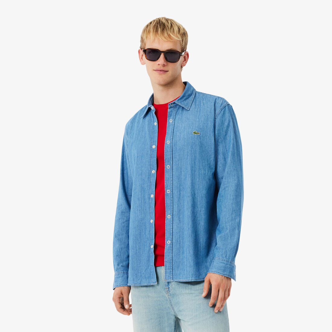 Regular Fit Lightweight Denim Shirt