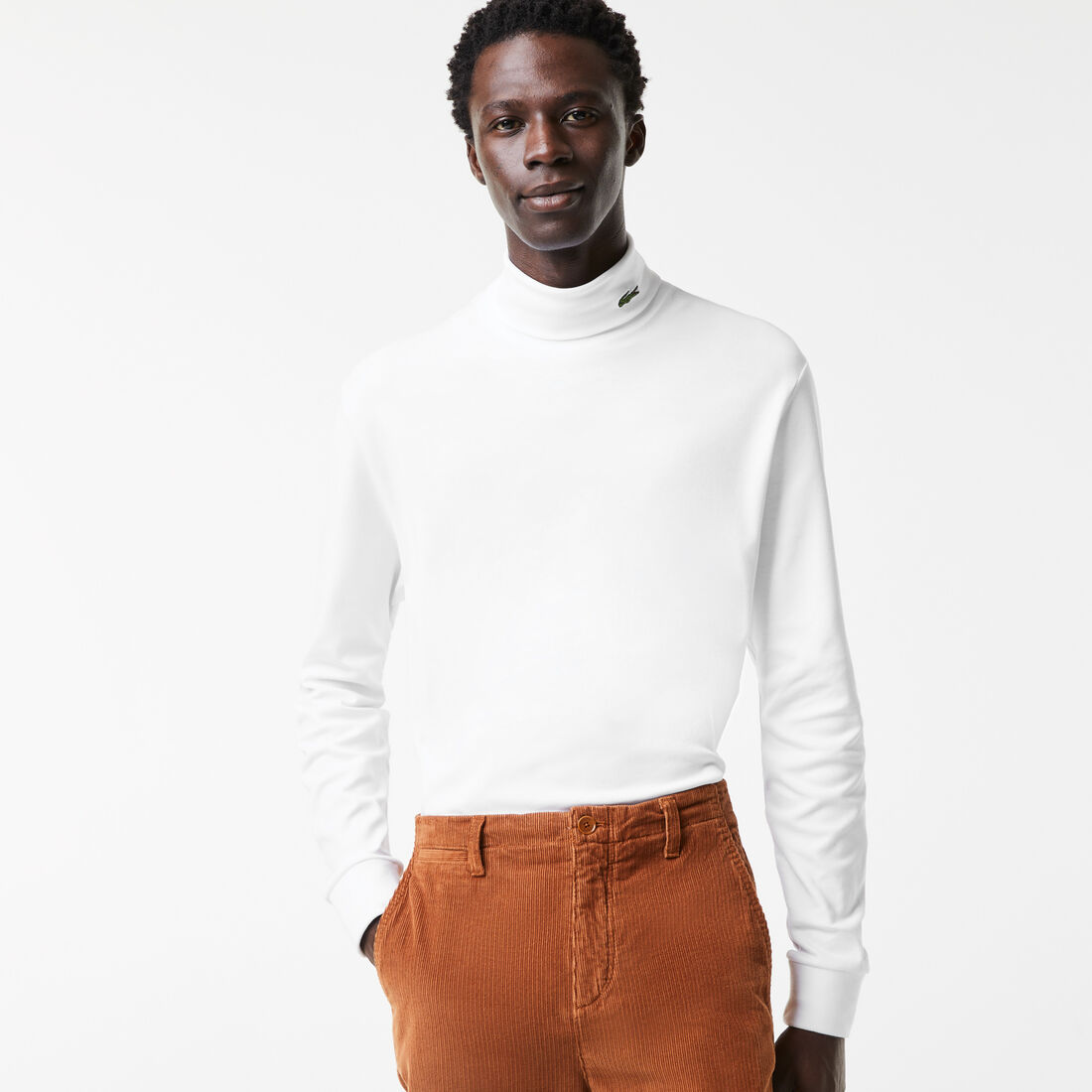 Men's Organic Cotton Turtleneck T-shirt