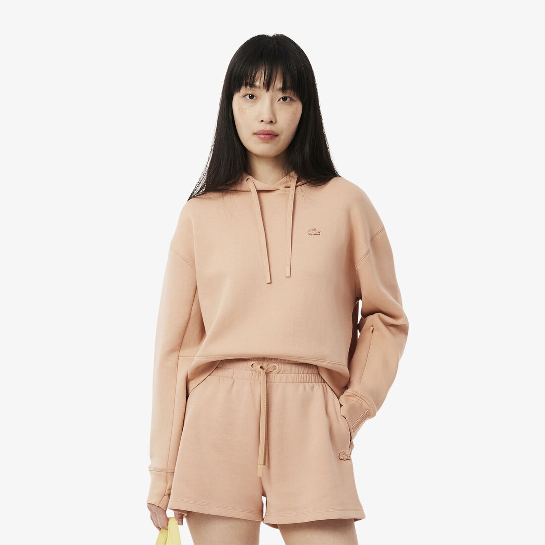 Short Cut Cotton Hoodie