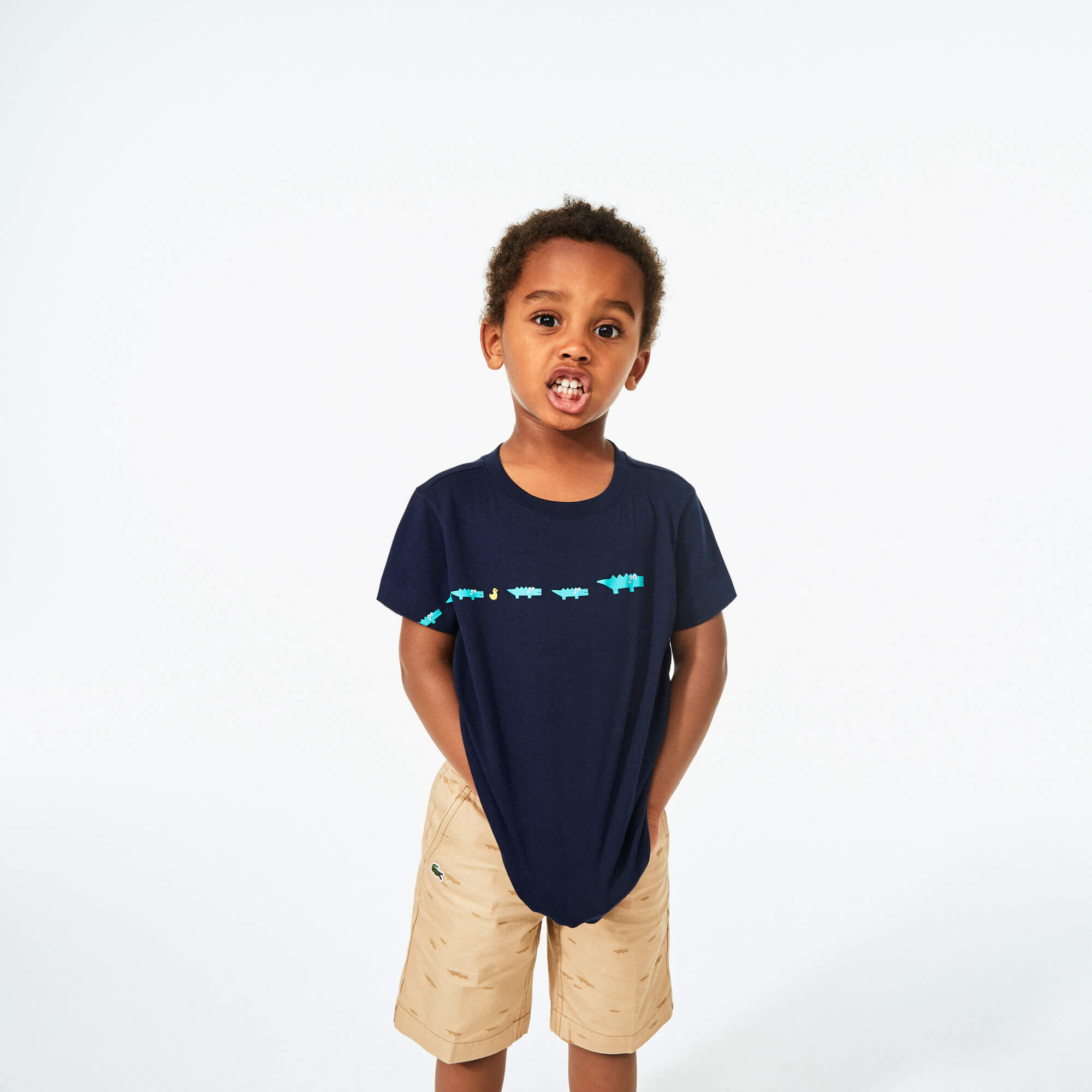 Boy’s Crew Neck Printed Cotton T-shirt Boy’s Crew Neck Printed Cotton T-shirt