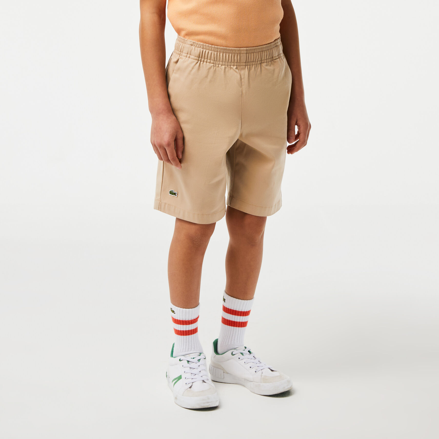 Stretch Cotton Gabardine Shorts
