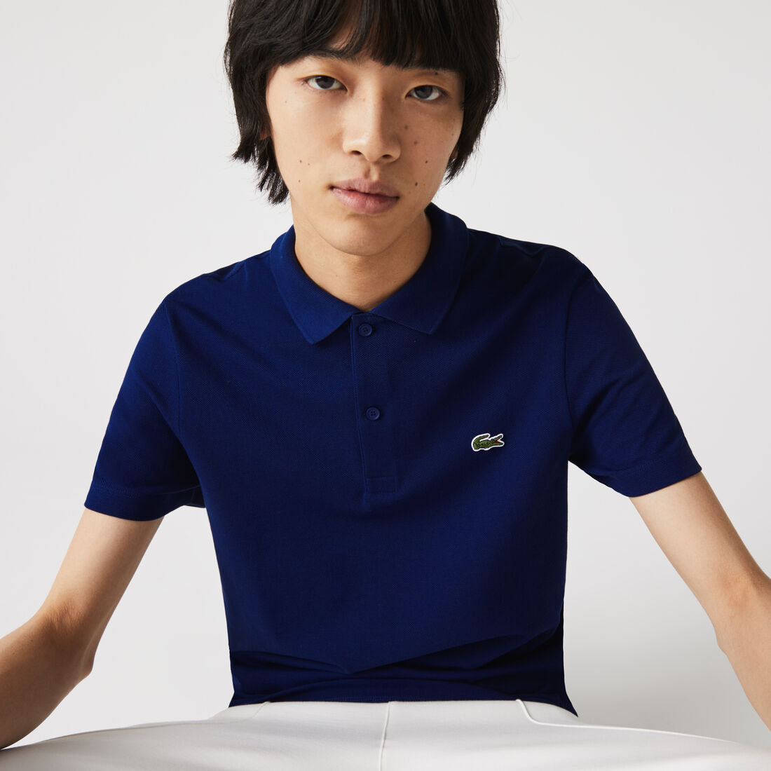 Men’s Lacoste Regular Fit Embroidered Logo Cotton Piqué Polo