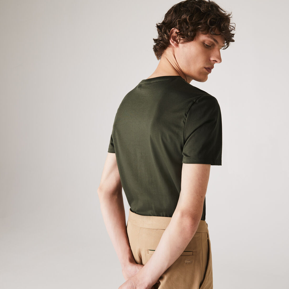 Lightweight Cotton Pima V Neck T-shirt Lightweight Cotton Pima V Neck T-shirt