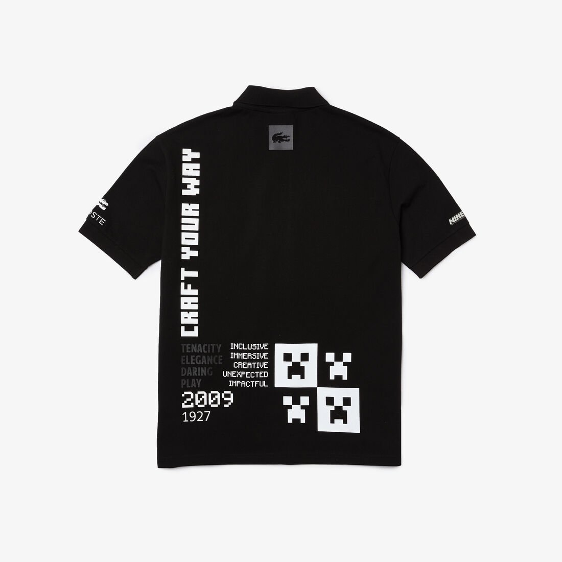 Men's Lacoste L!VE x Minecraft Loose Fit Organic Cotton Polo Shirt Men's Lacoste L!VE x Minecraft Loose Fit Organic Cotton Polo Shirt