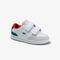 lacoste infants  masters cup metallic leather and suede sneakers