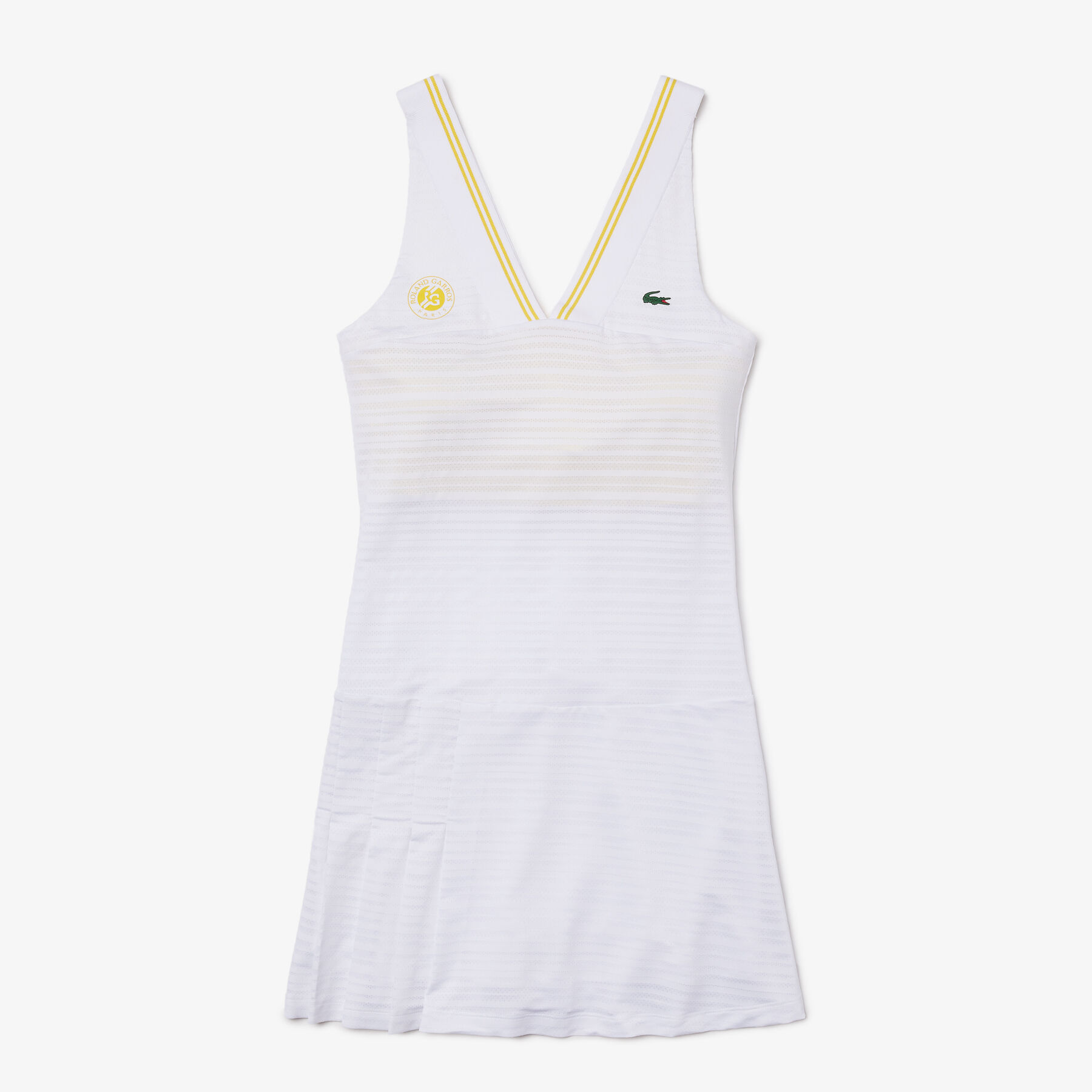 لاكوست فستان مرن للنساء مجموعة lacoste sport french open