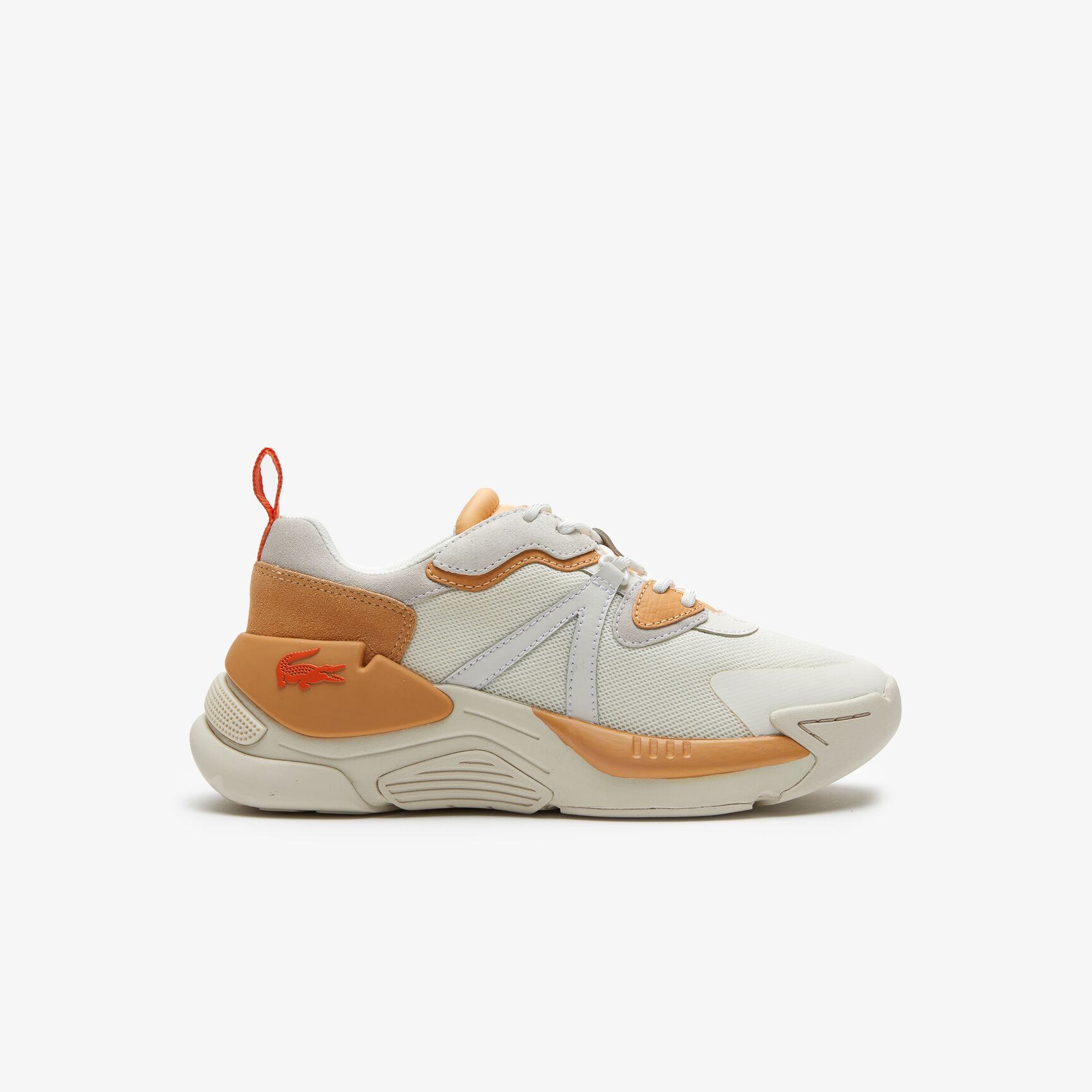 Women's Lacoste LW2 Xtra Leather Color-Pop Sneakers Women's Lacoste LW2 Xtra Leather Color-Pop Sneakers