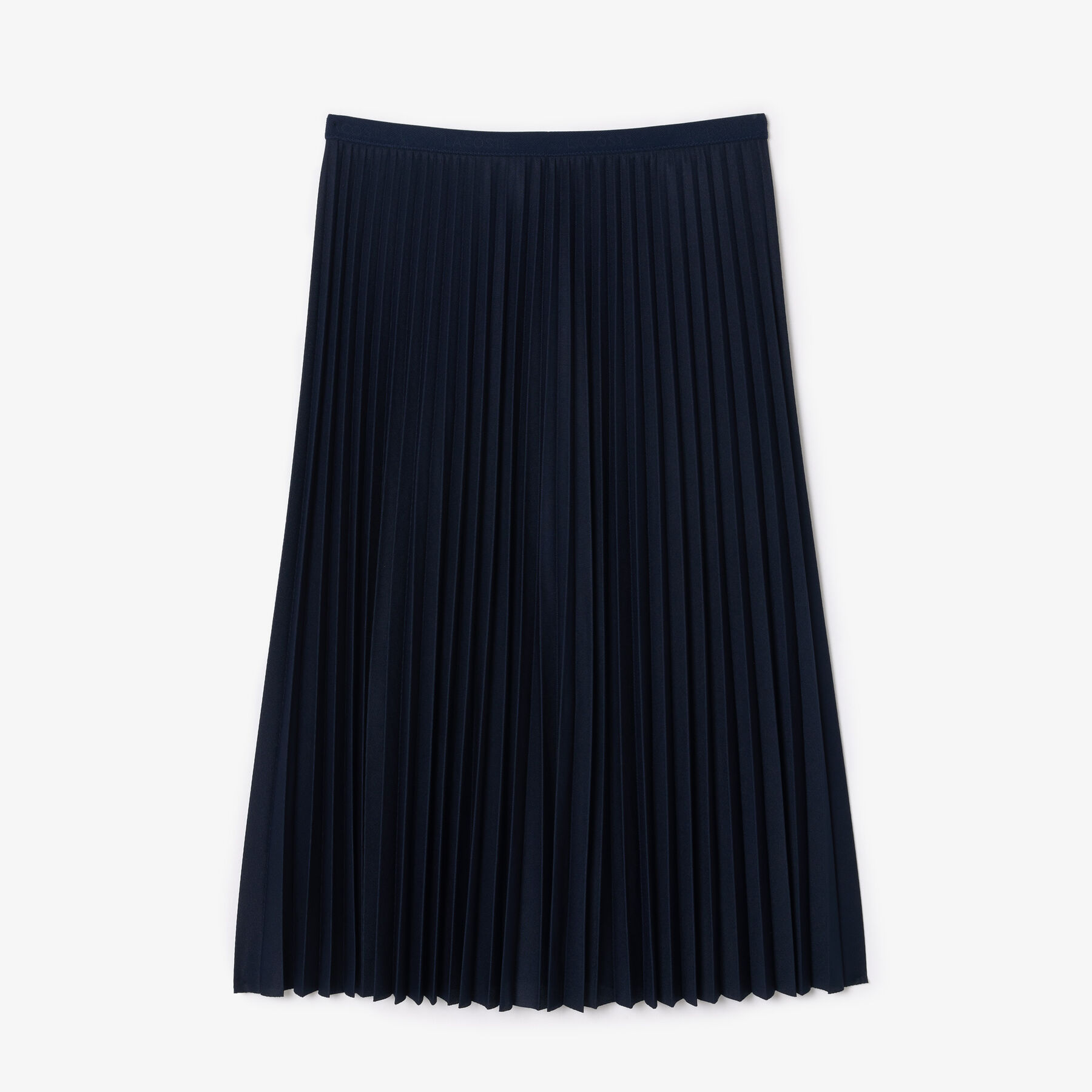 Elastic Waist Fluid Pleated Skirt