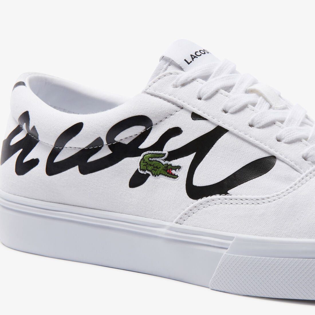 Men's Jump Serve Lace Canvas Logo Signature Trainers Men's Jump Serve Lace Canvas Logo Signature Trainers