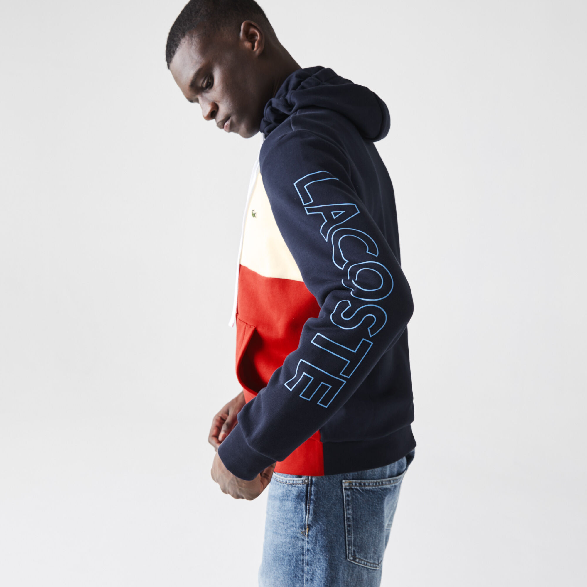 Men’s Hooded Colorblock Fleece Zip Sweatshirt Men’s Hooded Colorblock Fleece Zip Sweatshirt
