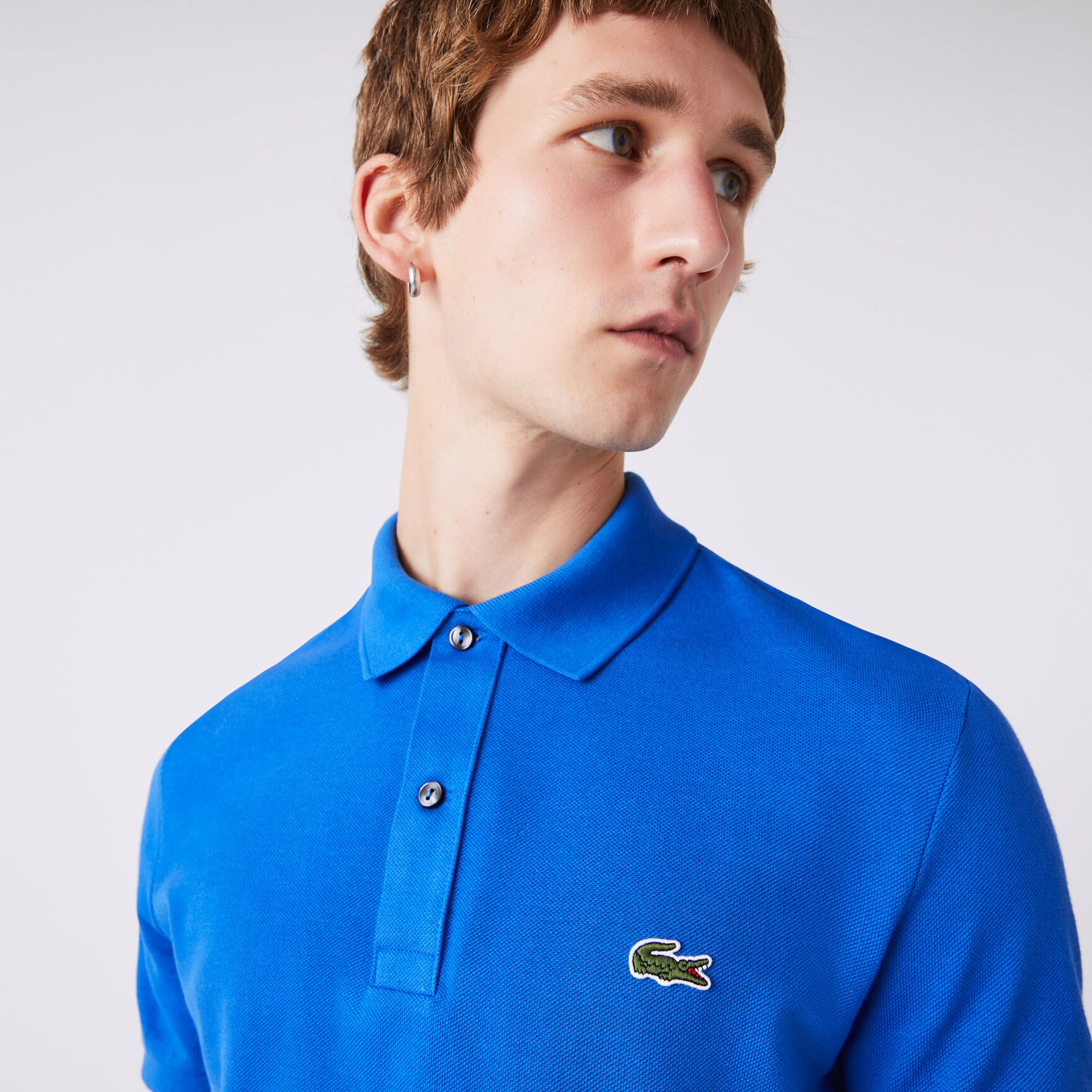 قميص بولو بيكيه بقصة ضيقة L.12.12