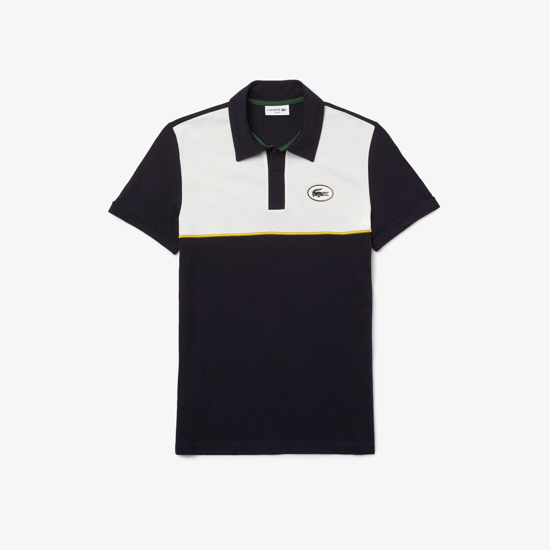 قميص بولو للرجال بيكيه القطن المرن وقصة ضيقة من تراث العلامة قميص بولو للرجال بيكيه القطن المرن وقصة ضيقة من تراث العلامة