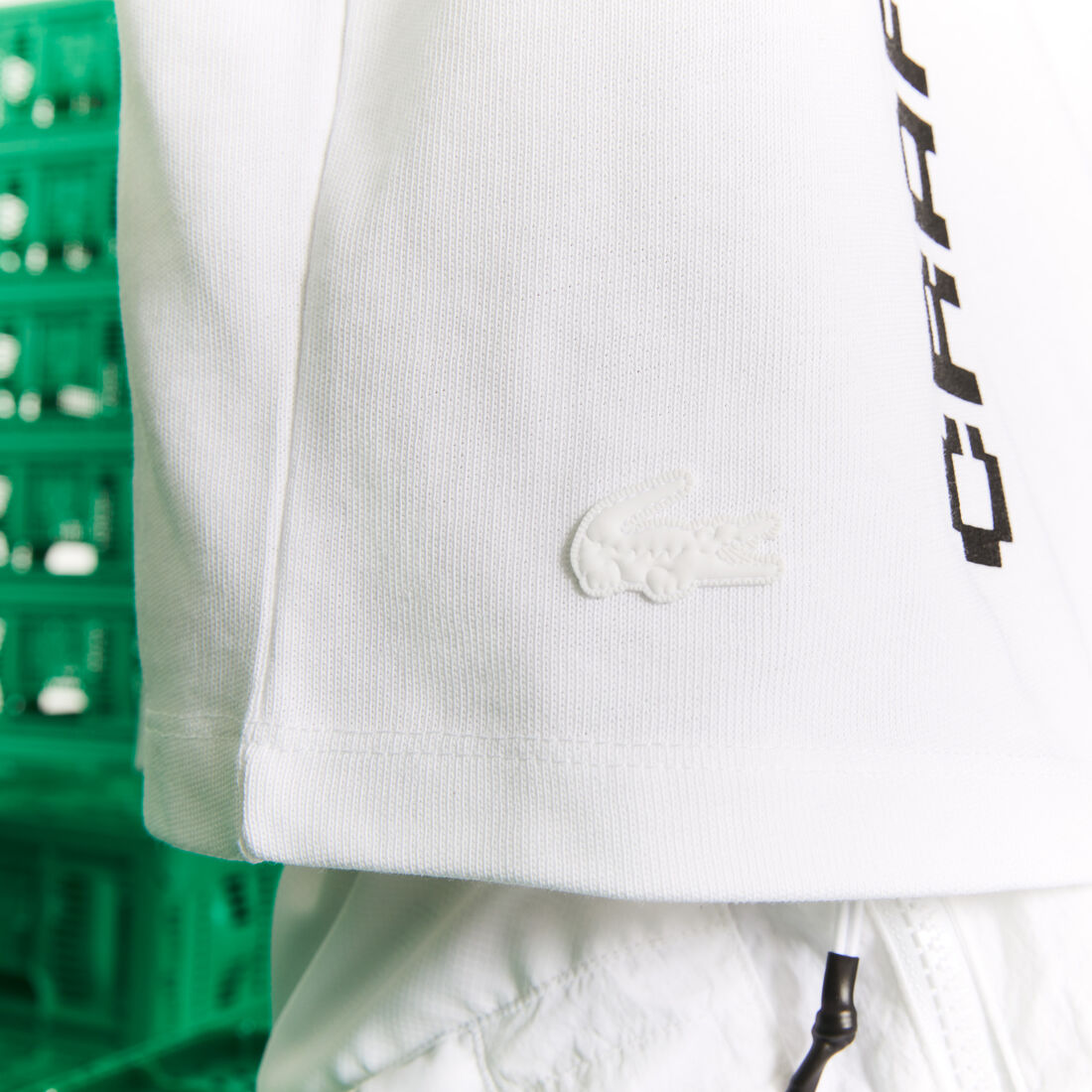 Women's Lacoste L!VE x Minecraft Short Organic Cotton T-Shirt Women's Lacoste L!VE x Minecraft Short Organic Cotton T-Shirt